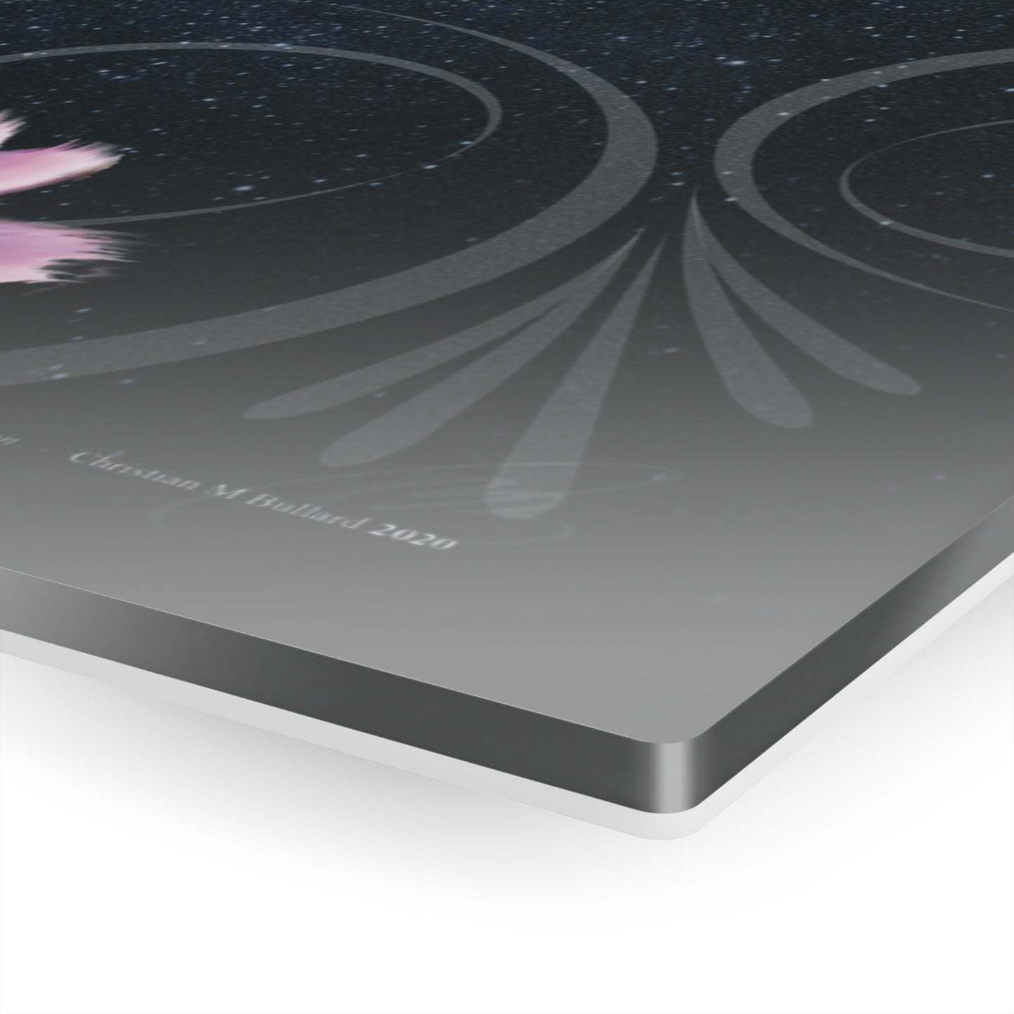 Fuzzy Flying Flip-Fone Flowers - Acrylic Panel