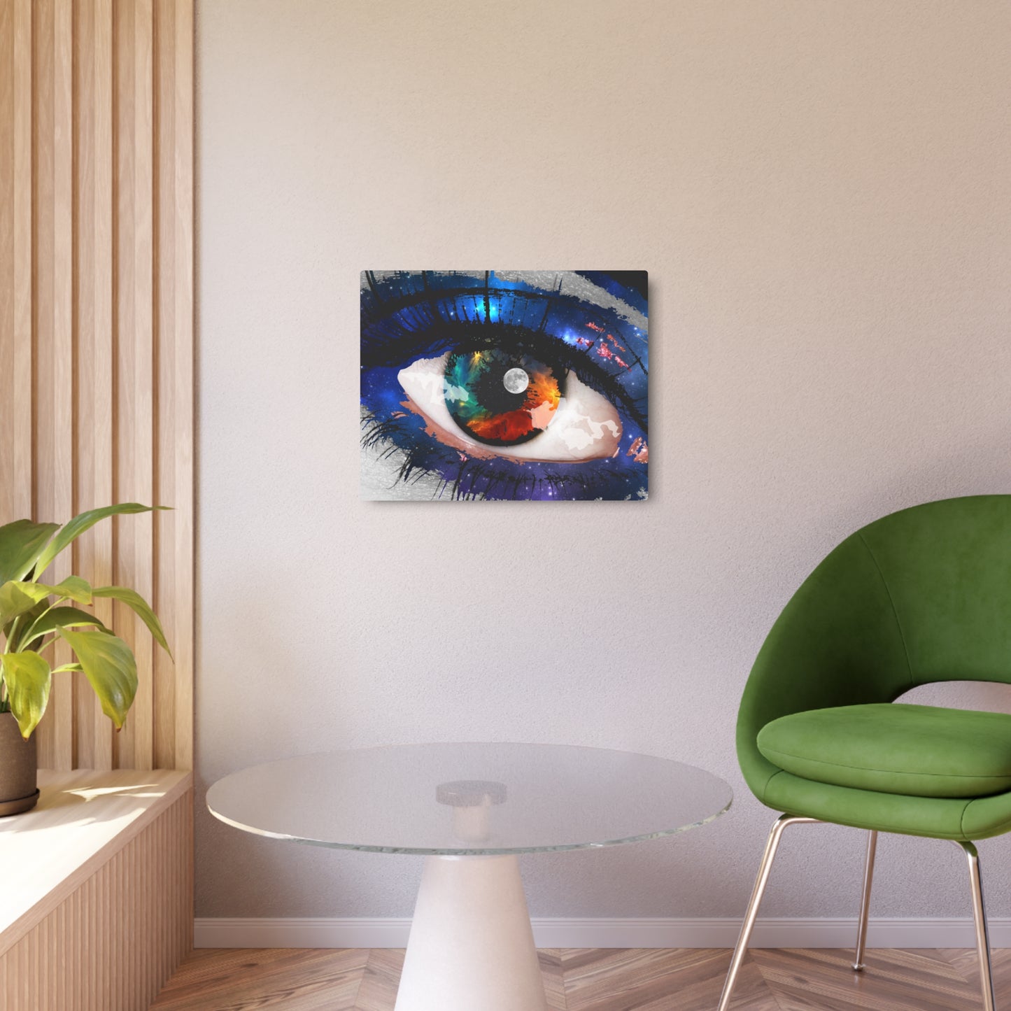 Spacey Eye - Aluminum Panel