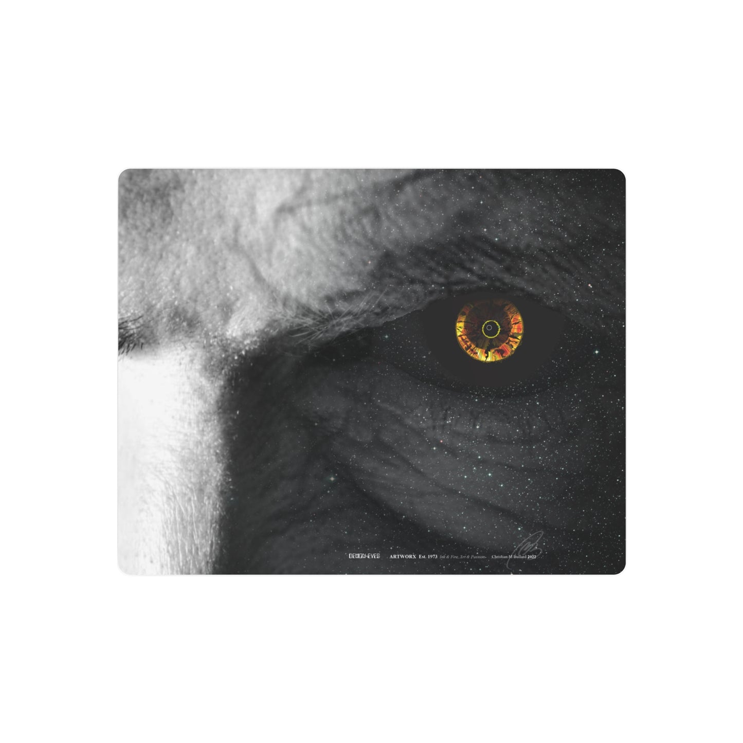 Demon Eyes - Aluminum Panel