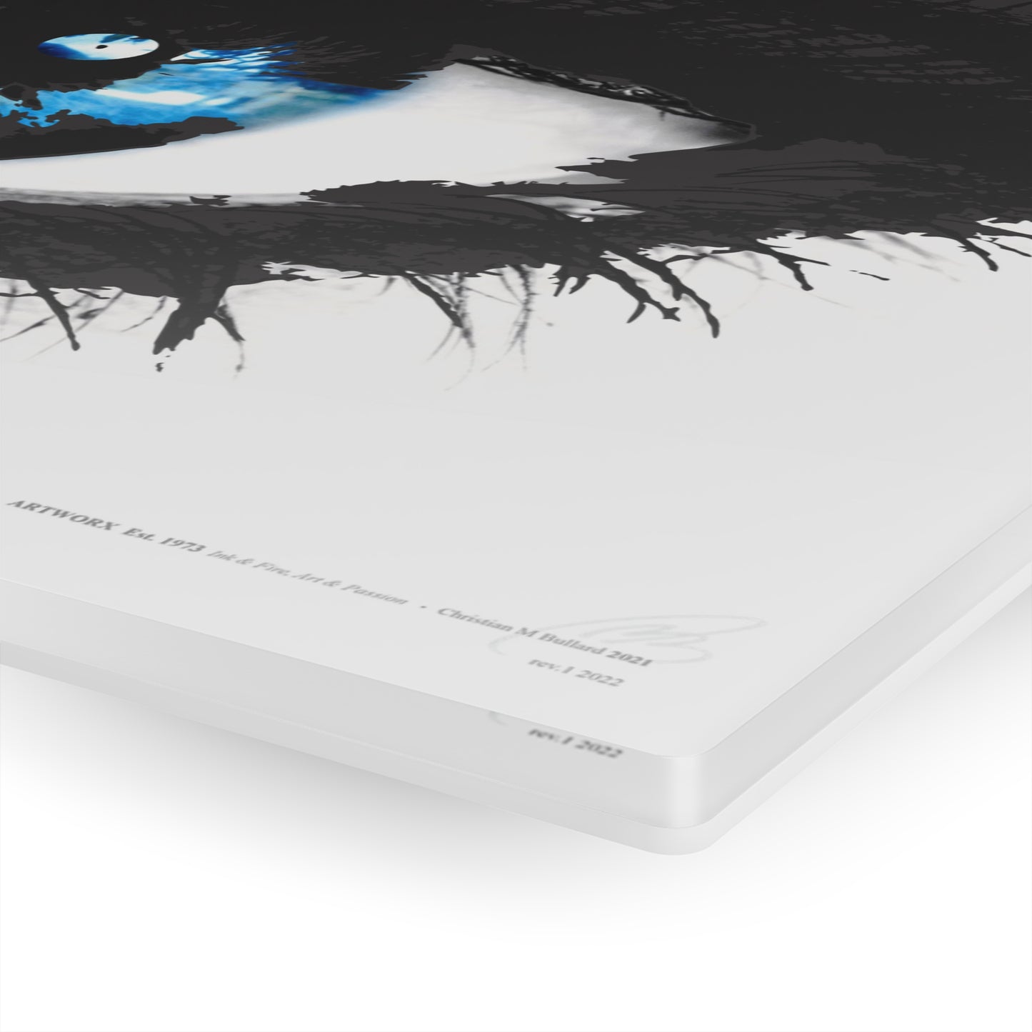 Inky Blue Eye - Acrylic Panel