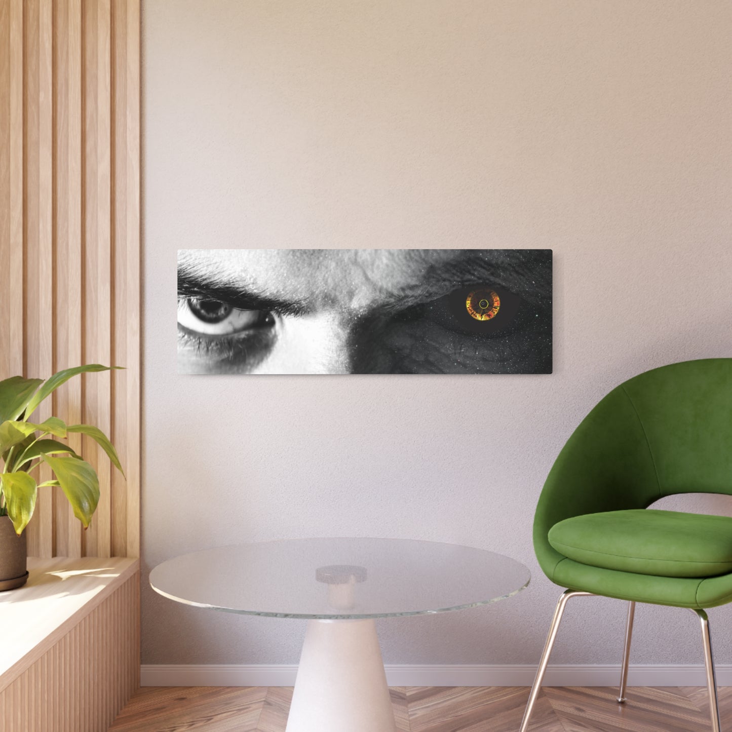 Demon Eyes - Aluminum Panel