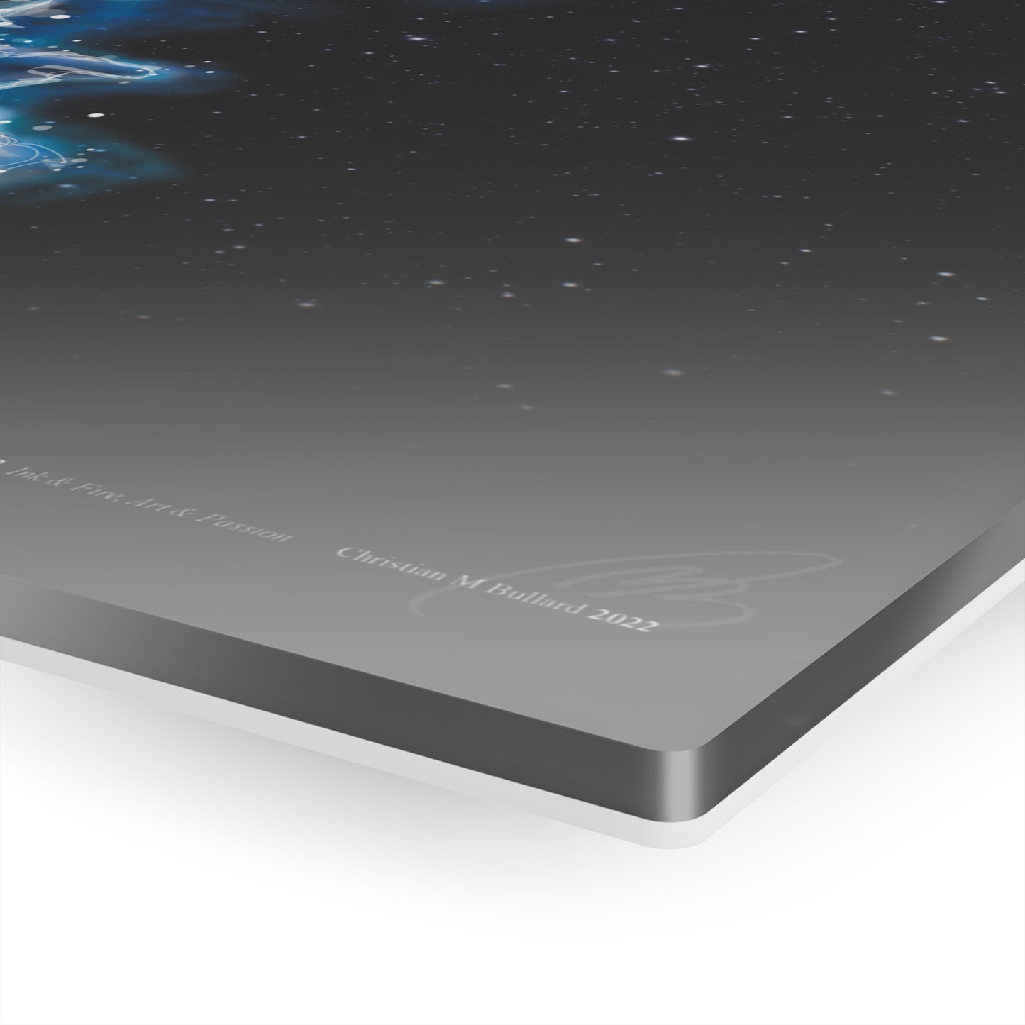 Blue Lightning - Acrylic Panel