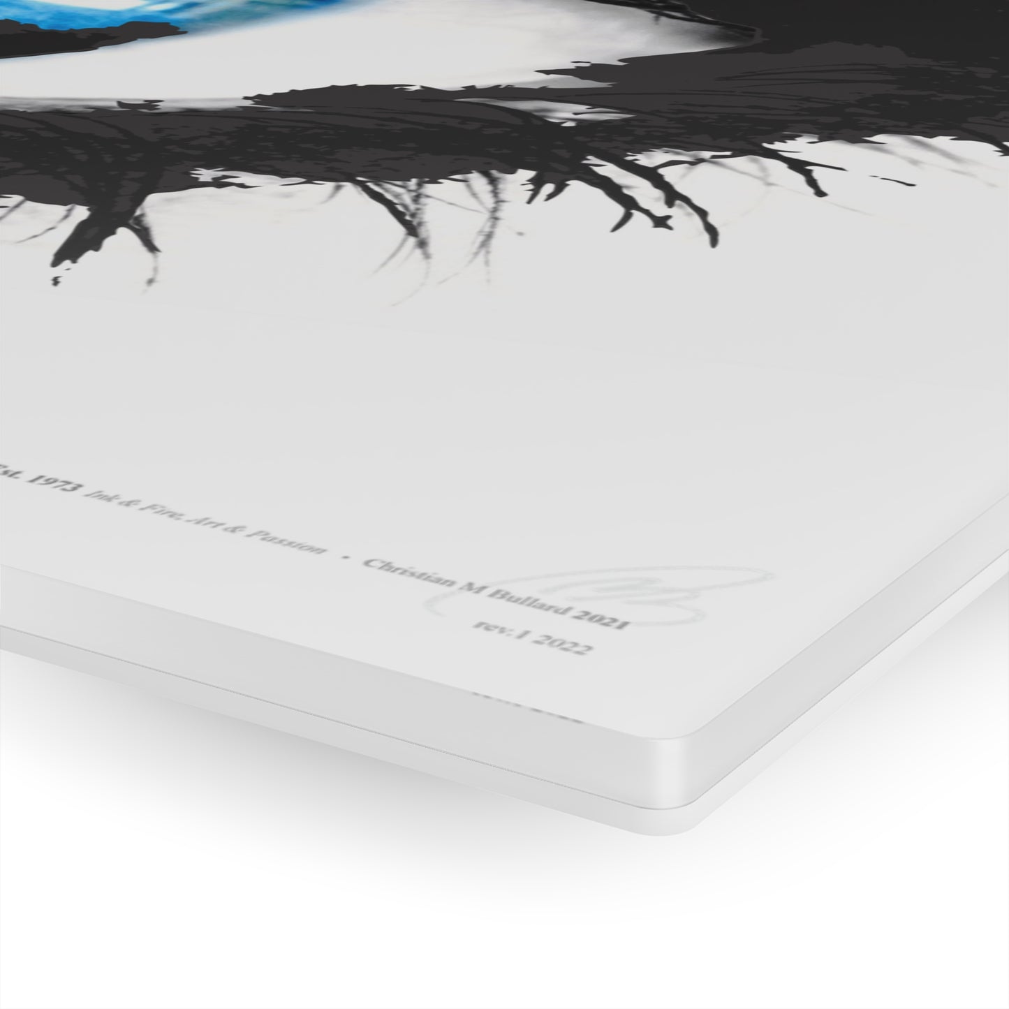 Inky Blue Eye - Acrylic Panel