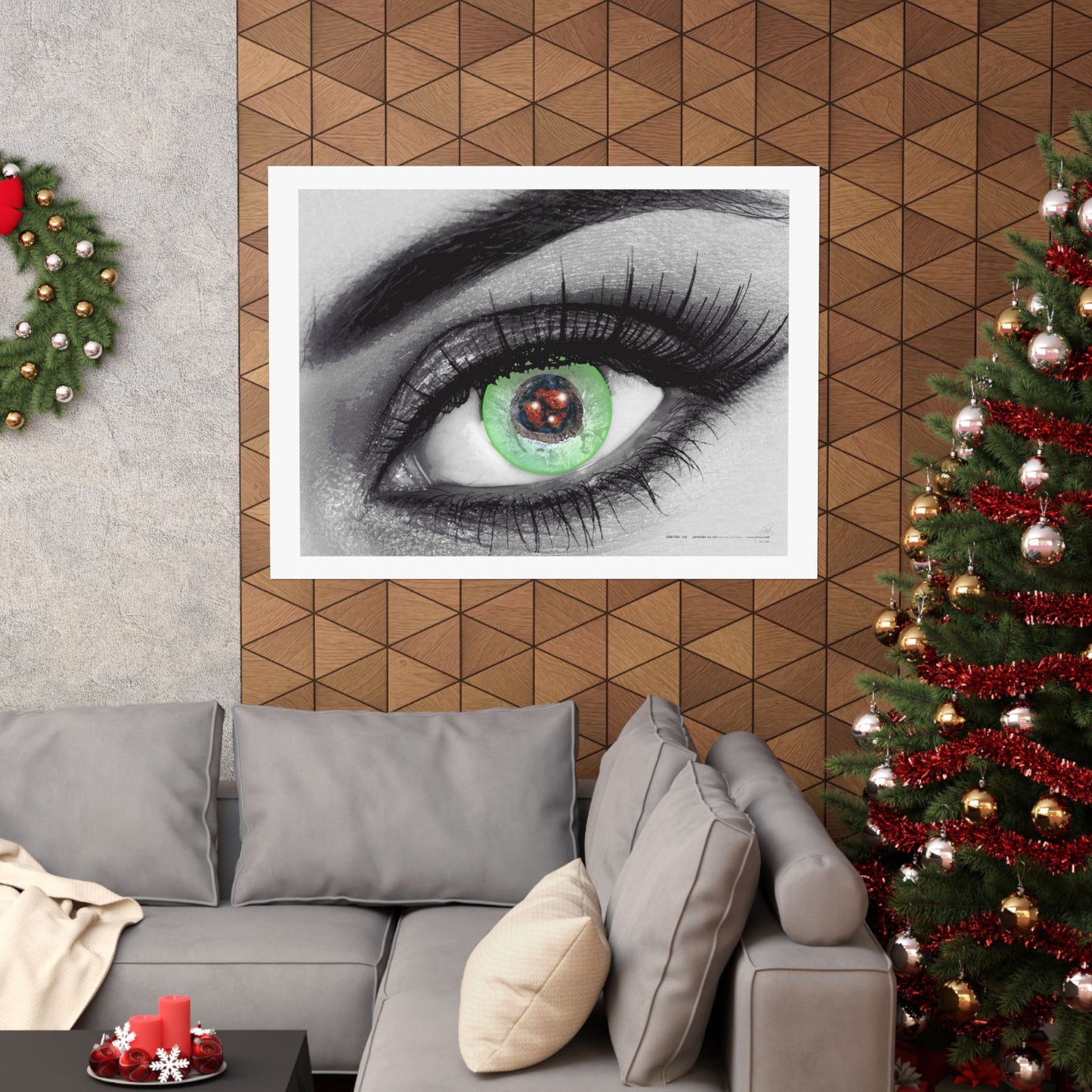 Eruption Eye - Poster Print