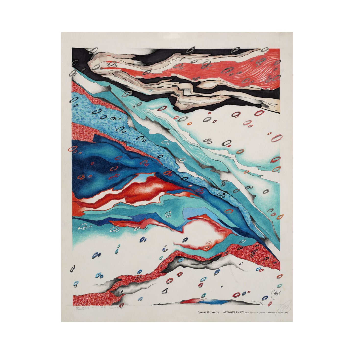 Sun on the Water - Art Print