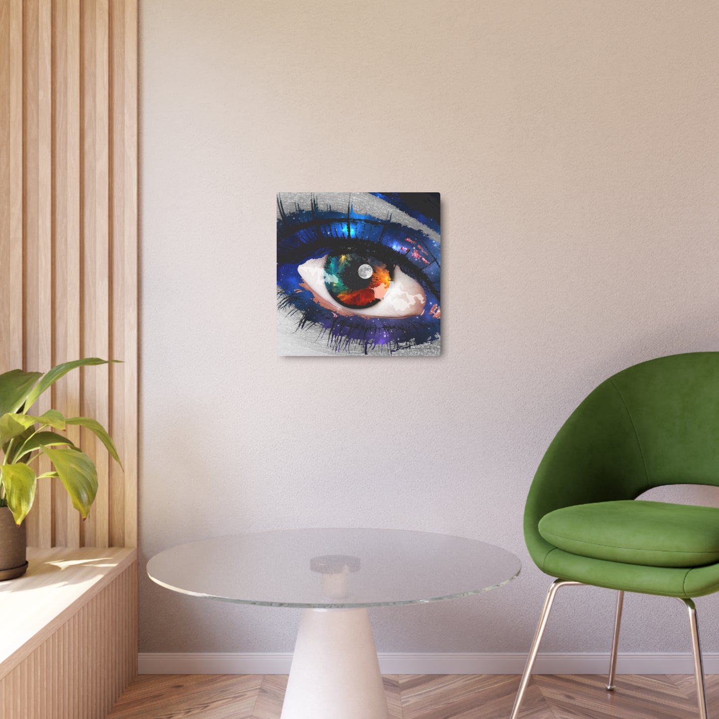 Spacey Eye - Aluminum Panel