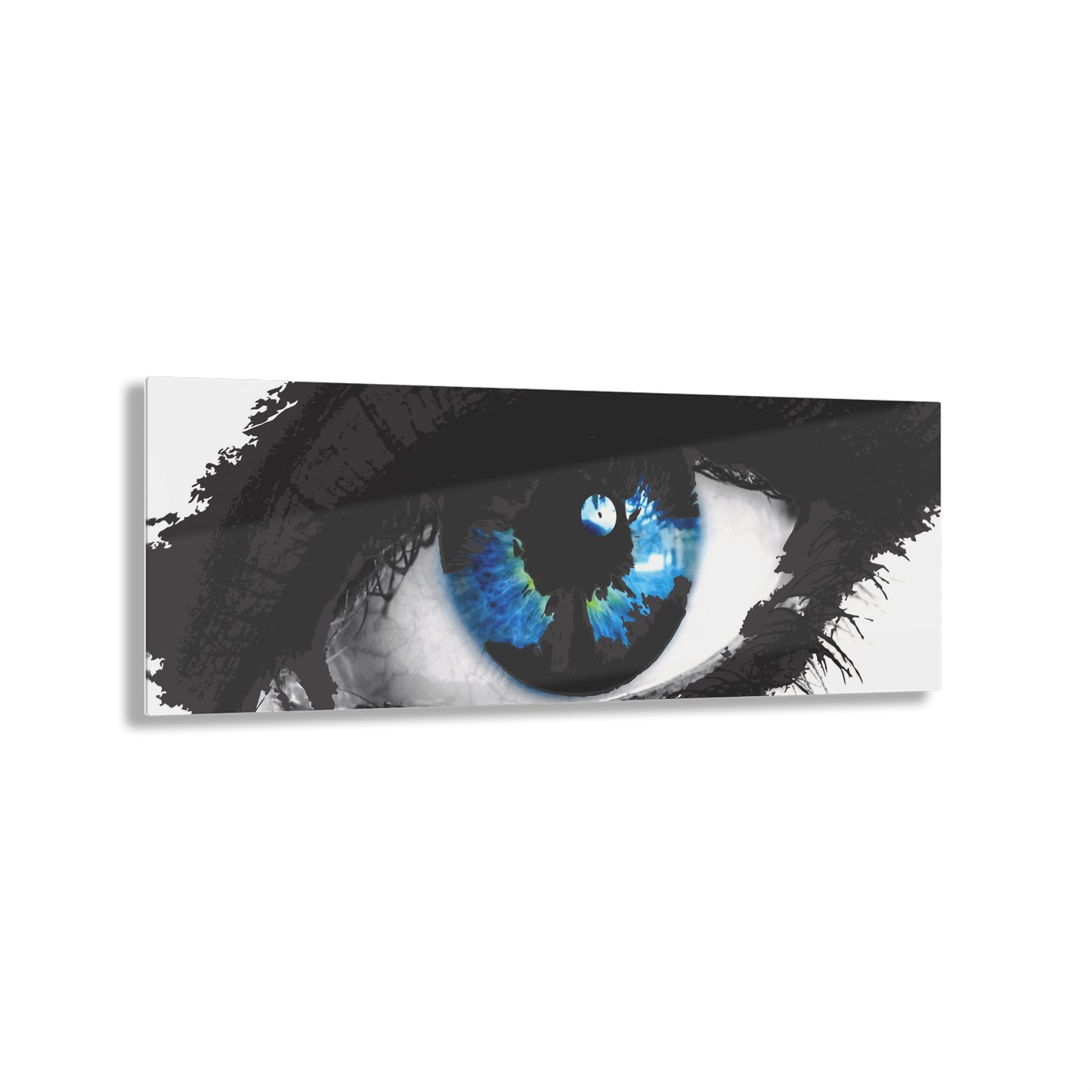 Inky Blue Eye - Acrylic Panel