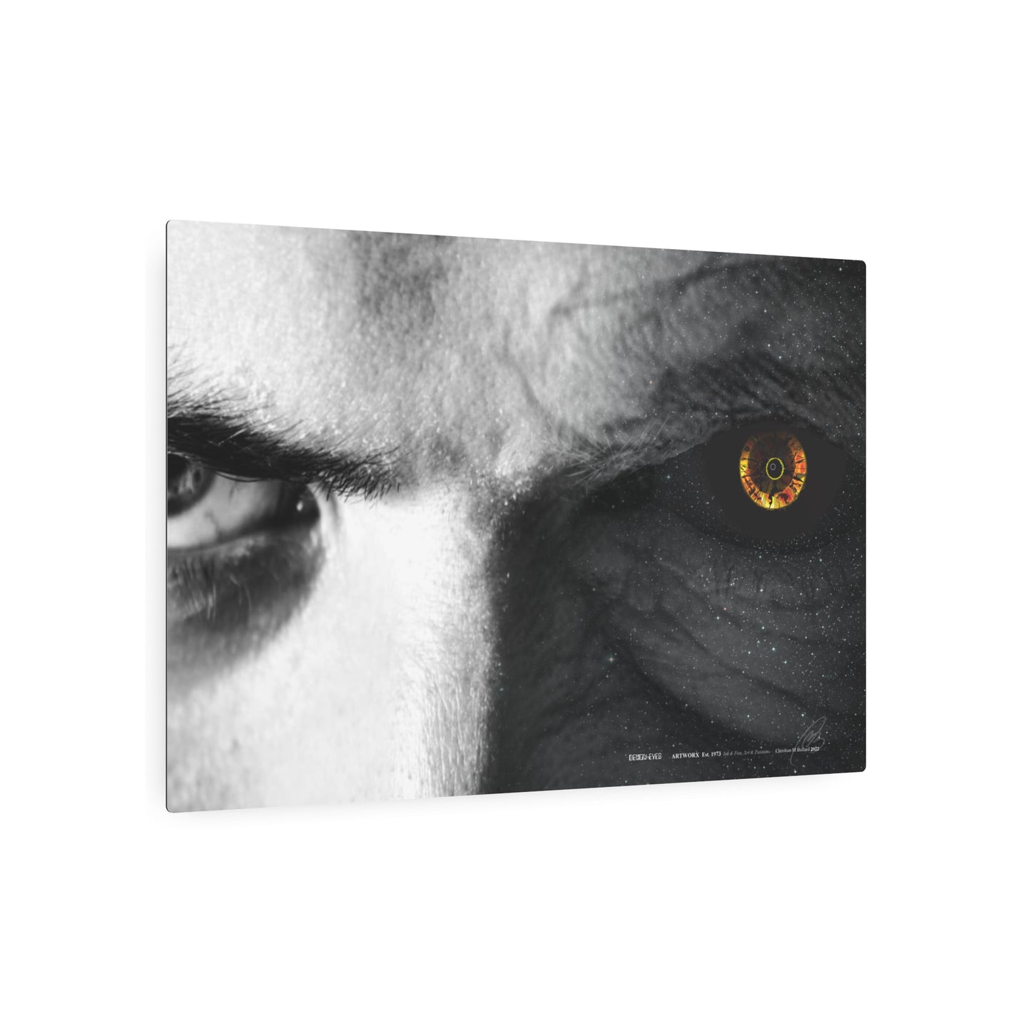 Demon Eyes - Aluminum Panel
