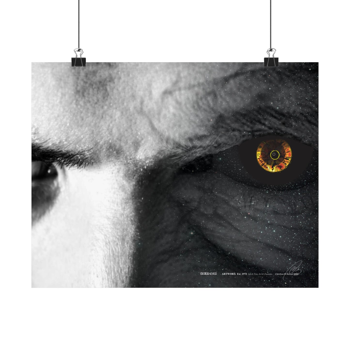 Demon Eyes - Poster Print
