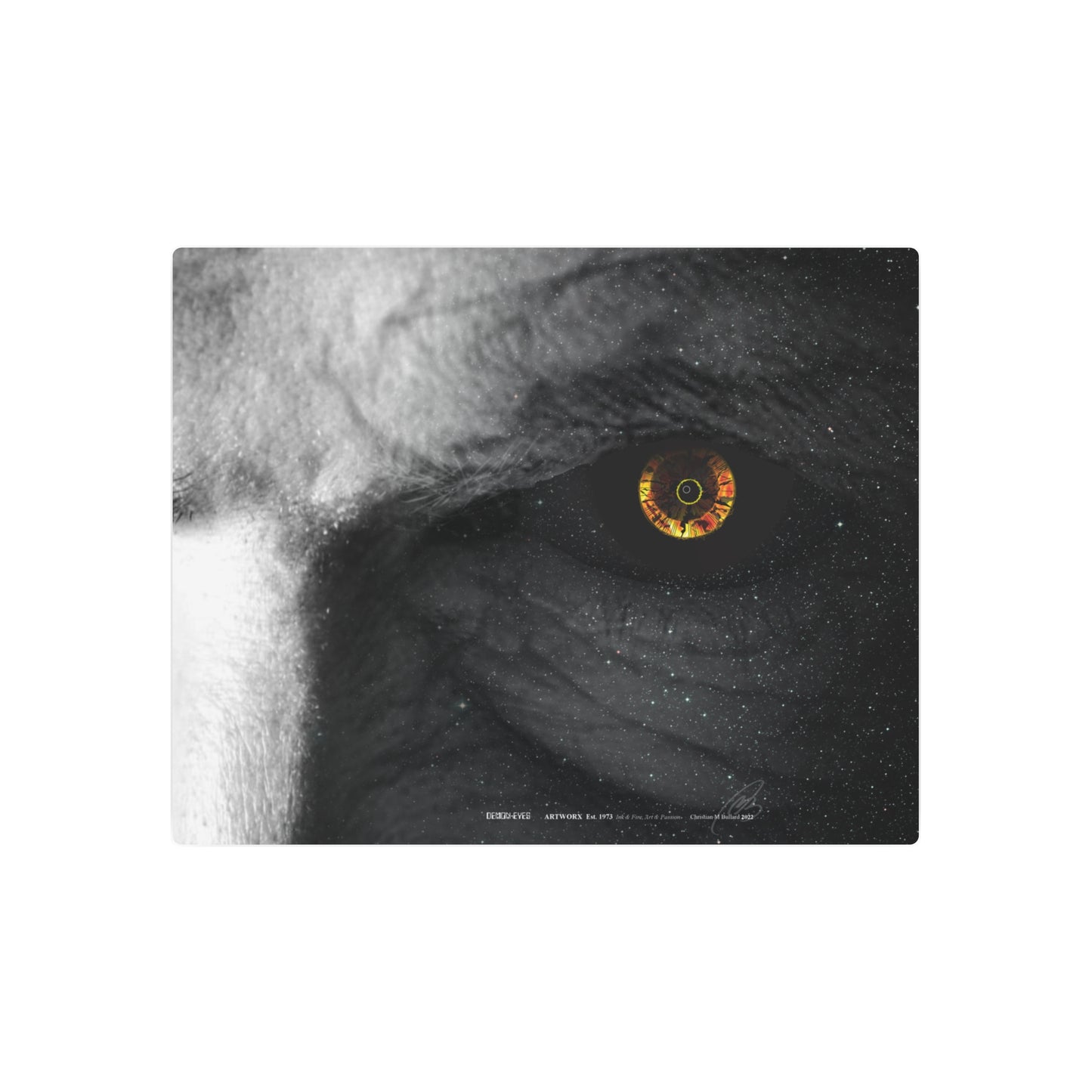 Demon Eyes - Aluminum Panel