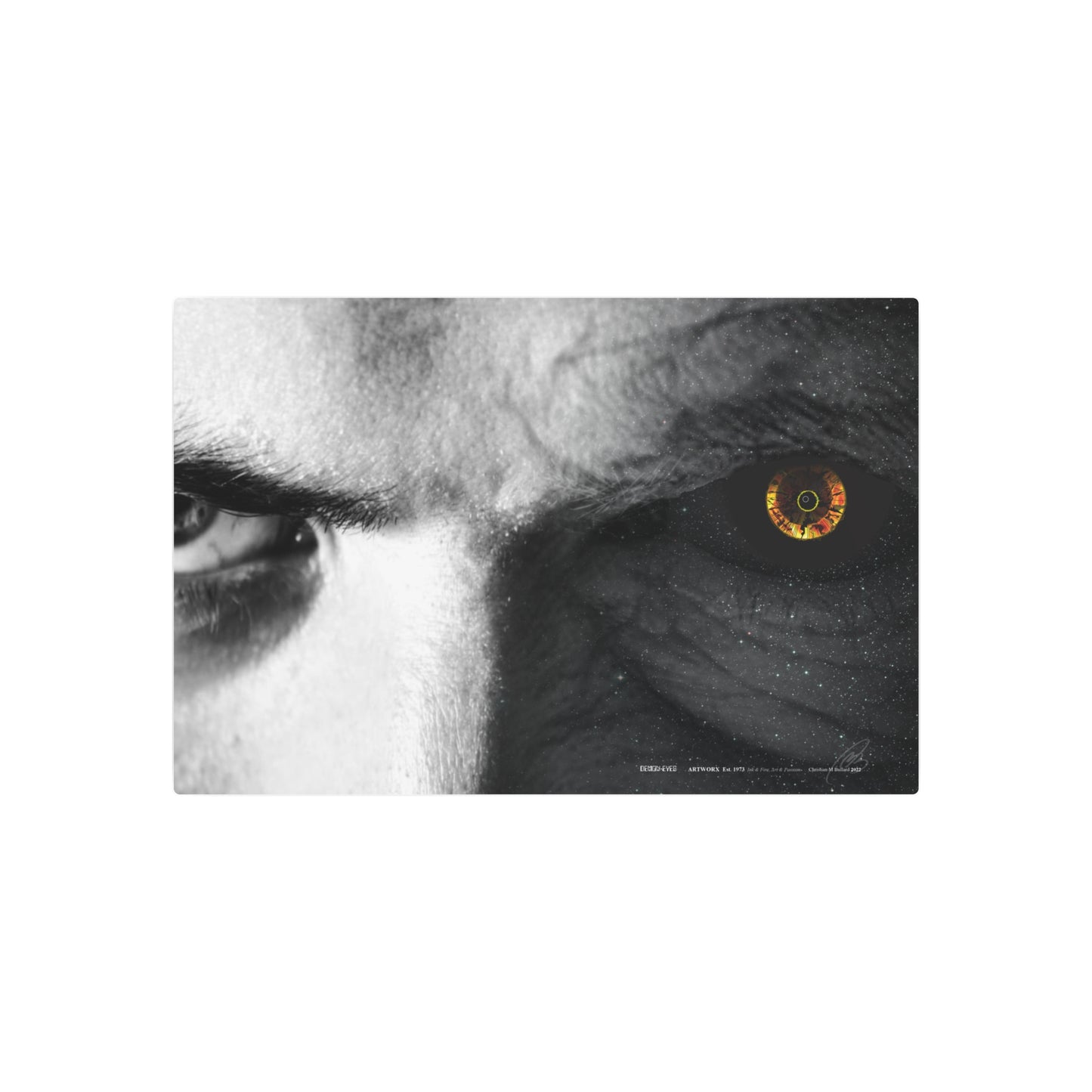 Demon Eyes - Aluminum Panel