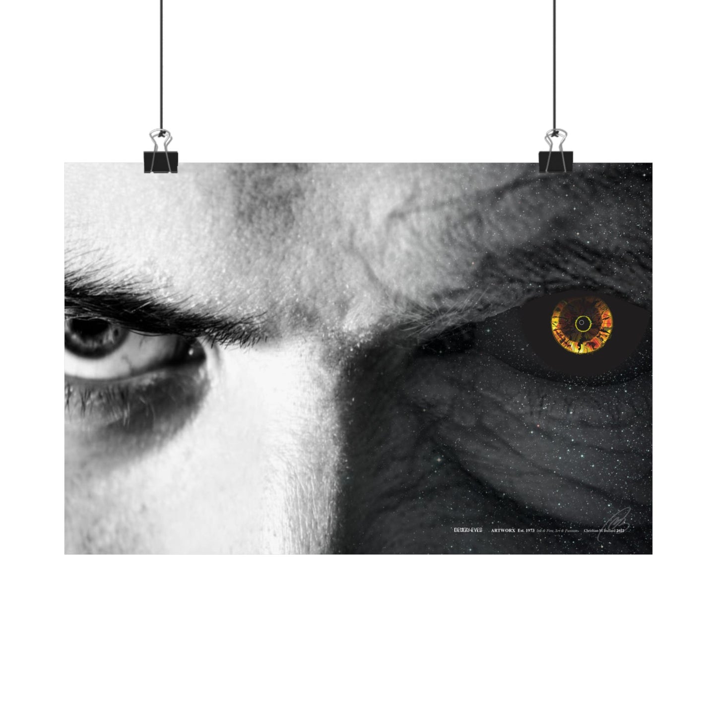 Demon Eyes - Poster Print