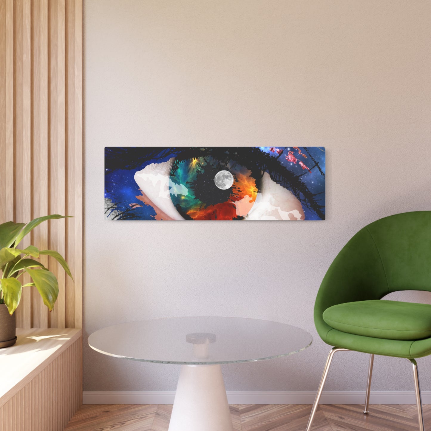 Spacey Eye - Aluminum Panel