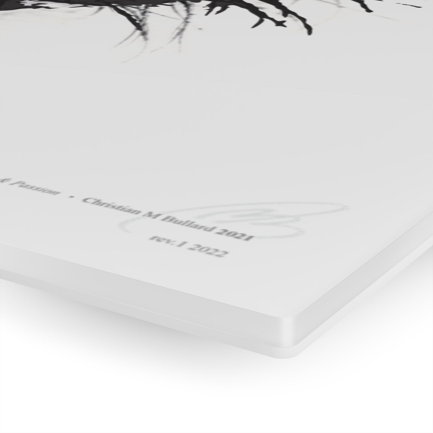 Inky Blue Eye - Acrylic Panel