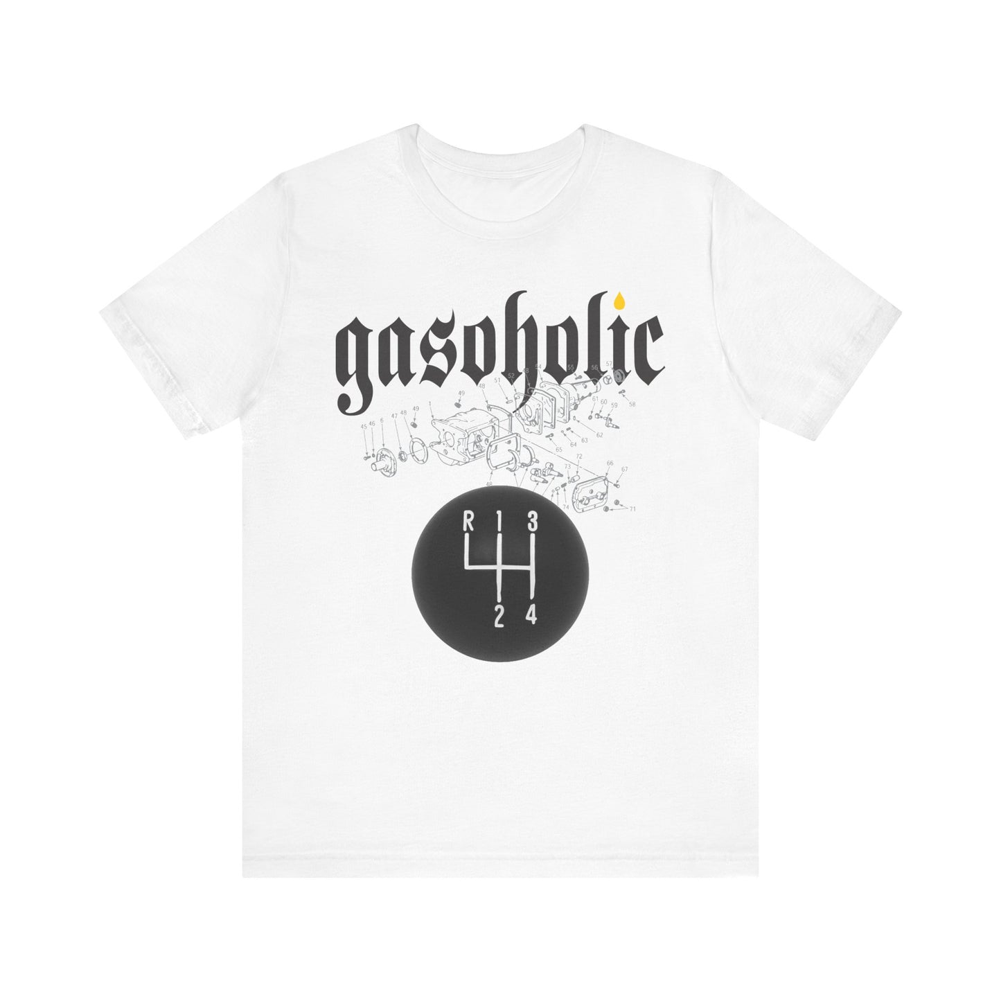 gasoholic - 4 speed T-Shirt