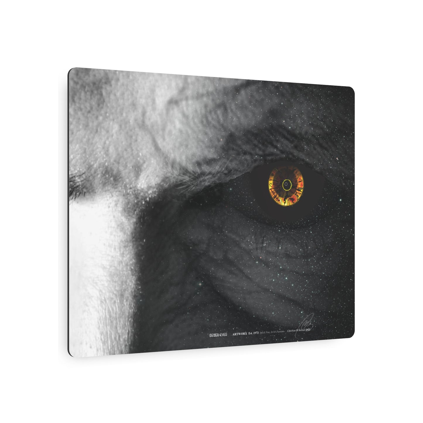 Demon Eyes - Aluminum Panel