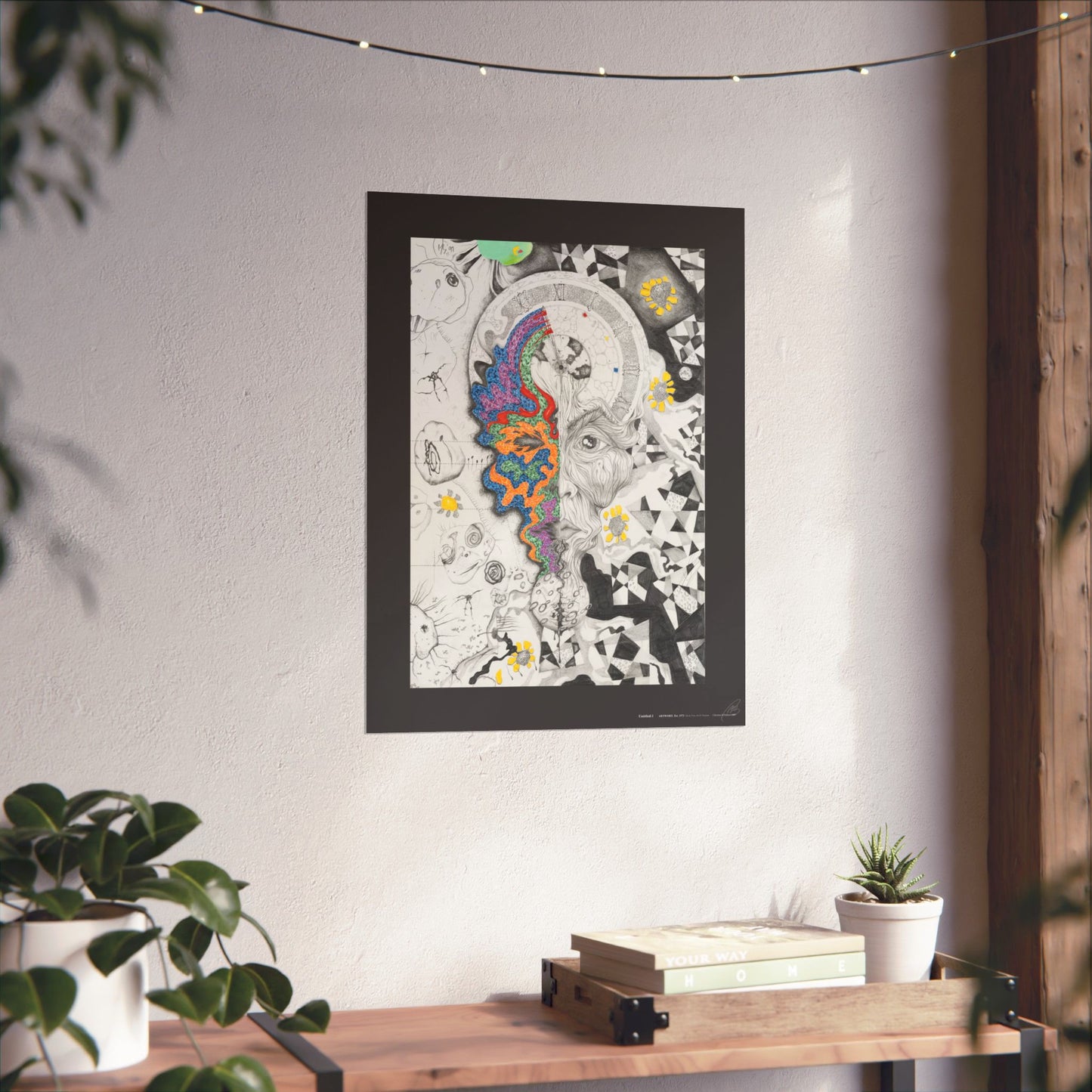 Untitled-1 - Art Print (black border)