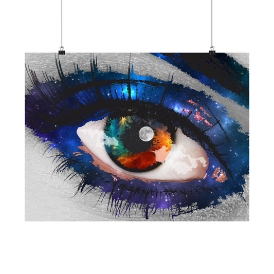 Spacey Eye - Poster Print