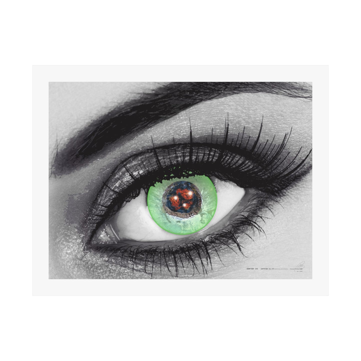 Eruption Eye - Poster Print