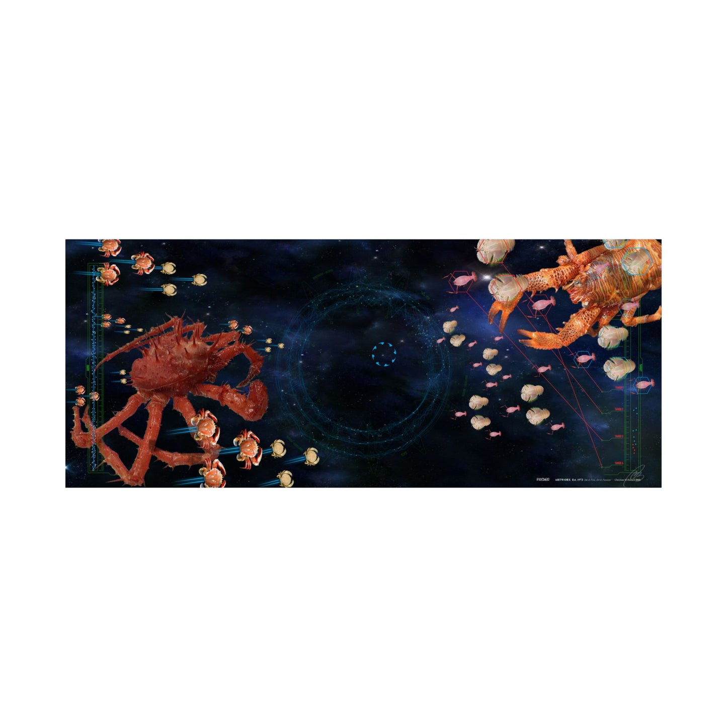 Crabs vs Lobsters - Poster Print