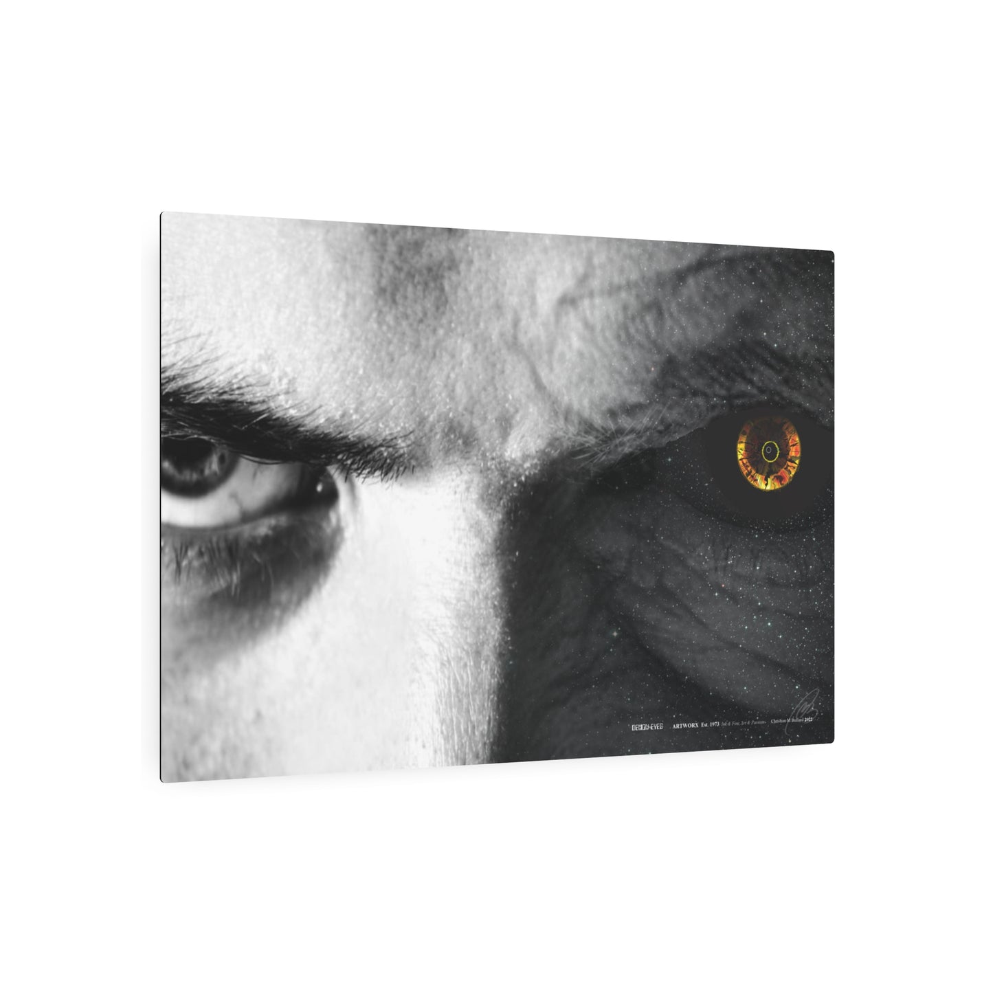 Demon Eyes - Aluminum Panel