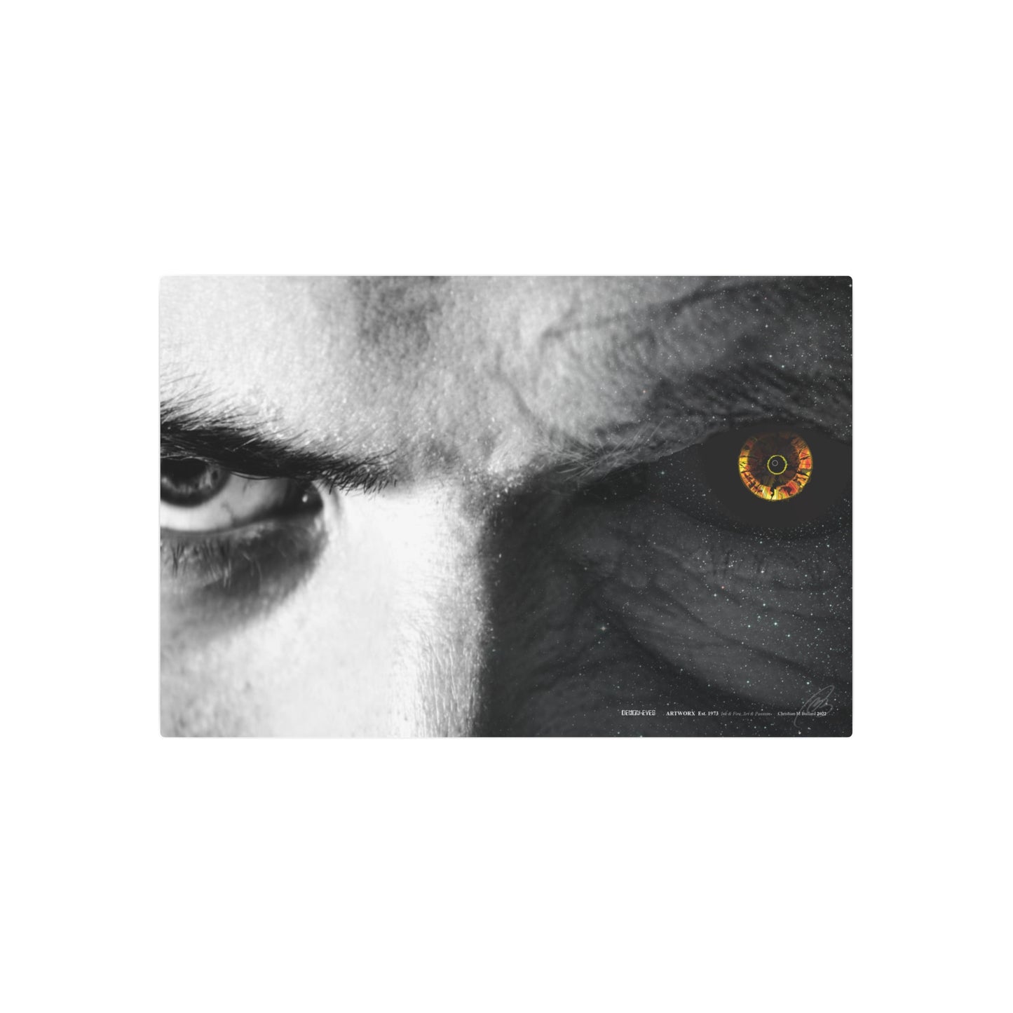 Demon Eyes - Aluminum Panel
