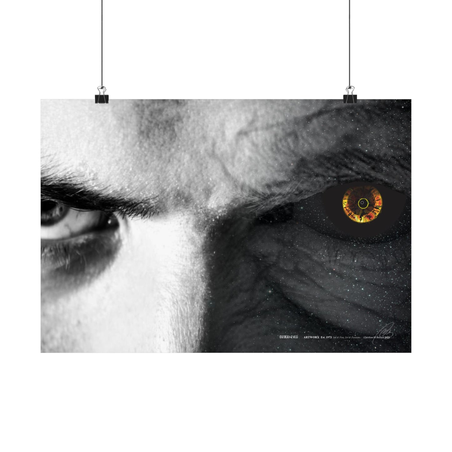 Demon Eyes - Poster Print