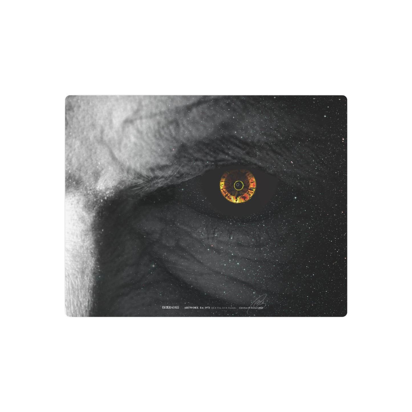 Demon Eyes - Aluminum Panel