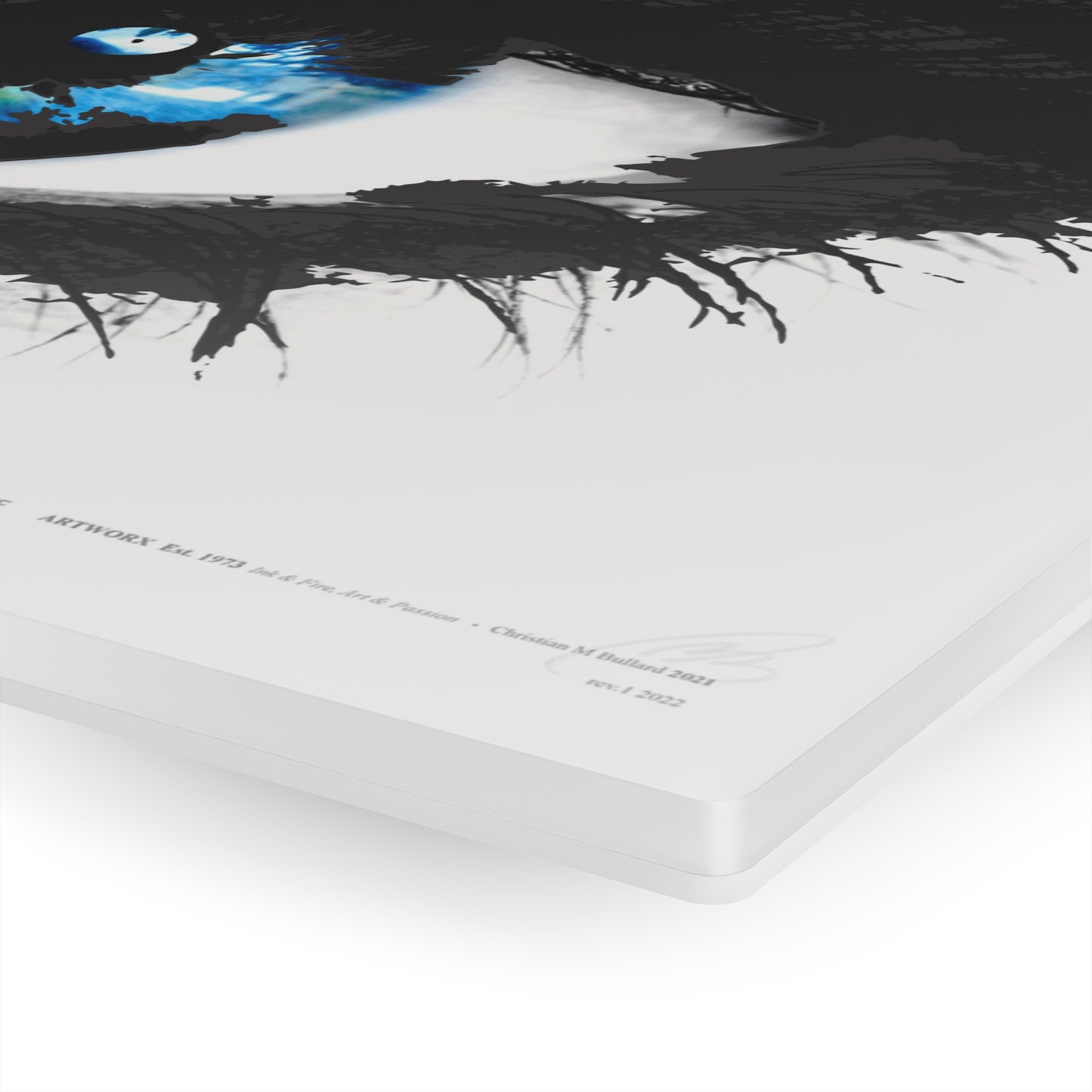 Inky Blue Eye - Acrylic Panel