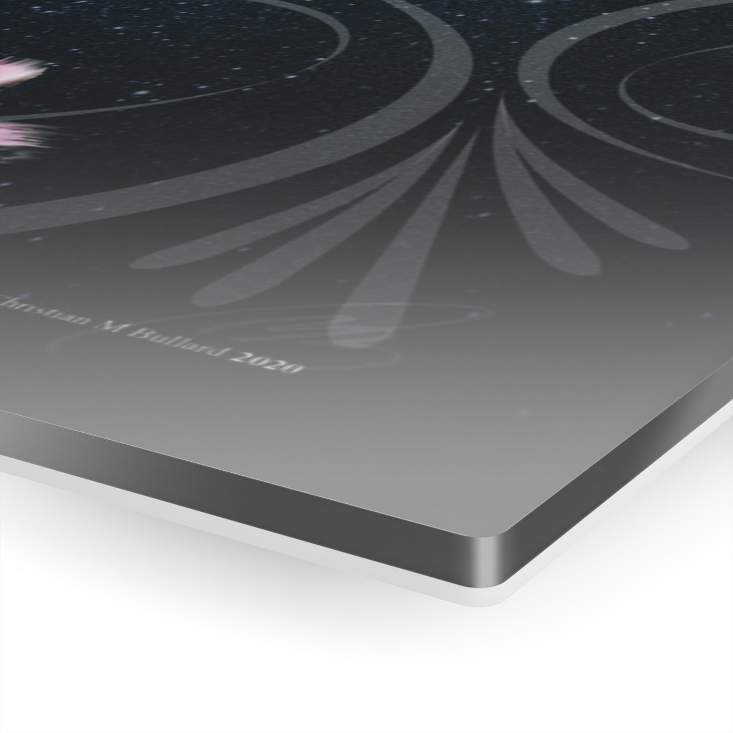 Fuzzy Flying Flip-Fone Flowers - Acrylic Panel