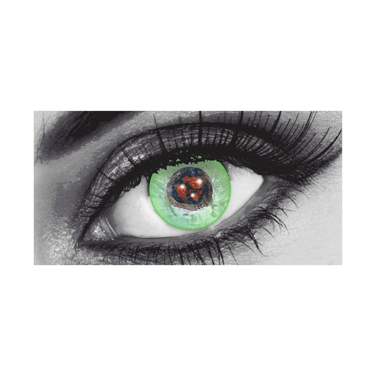 Eruption Eye - Poster Print