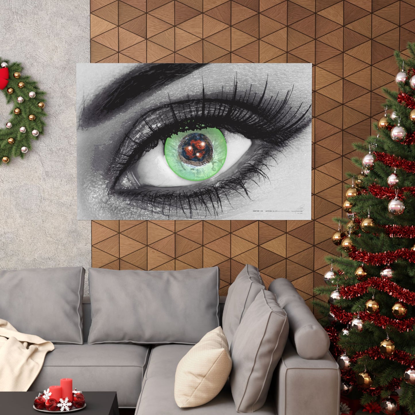 Eruption Eye - Poster Print