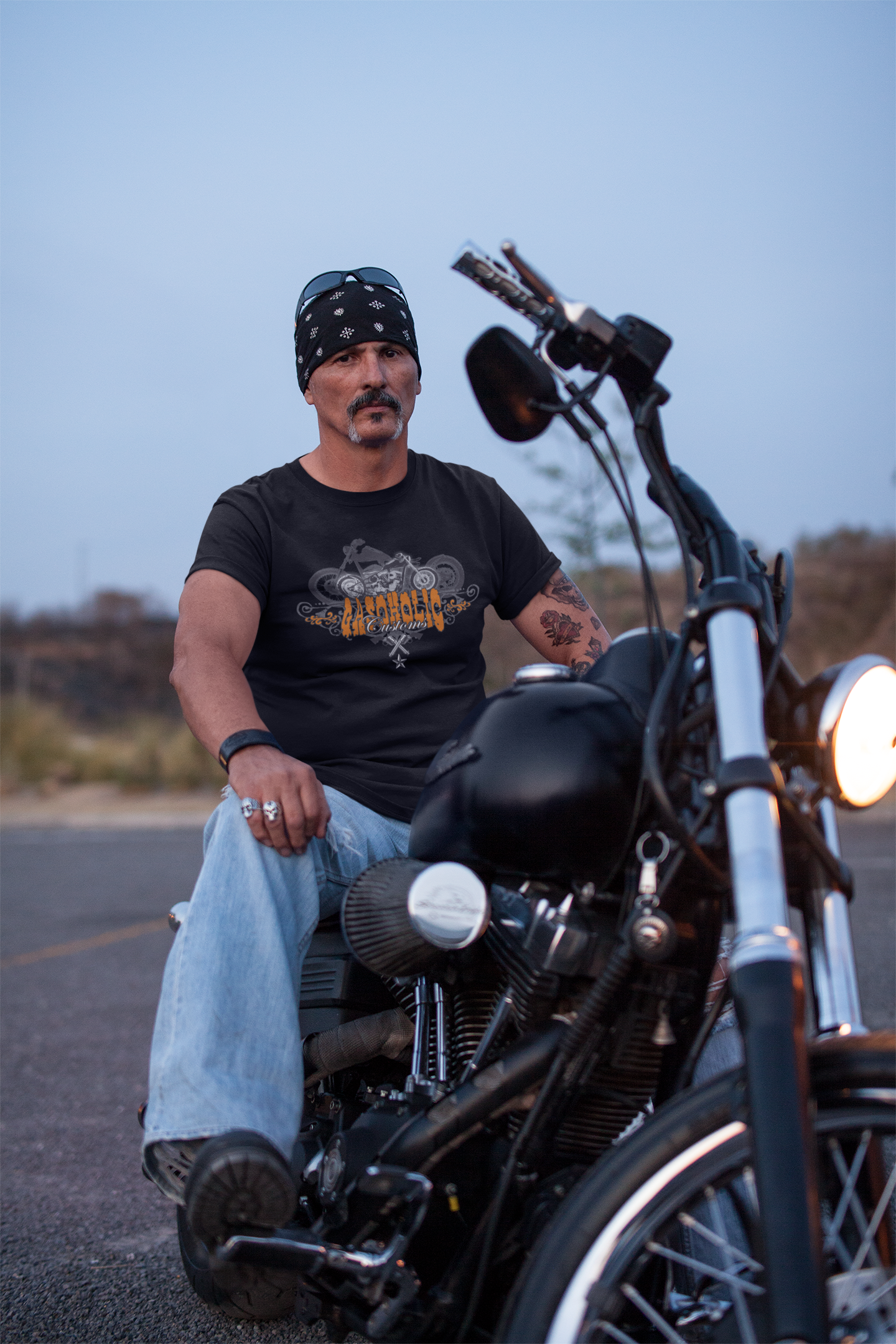gasoholic - Bobber/Chopper T-Shirt