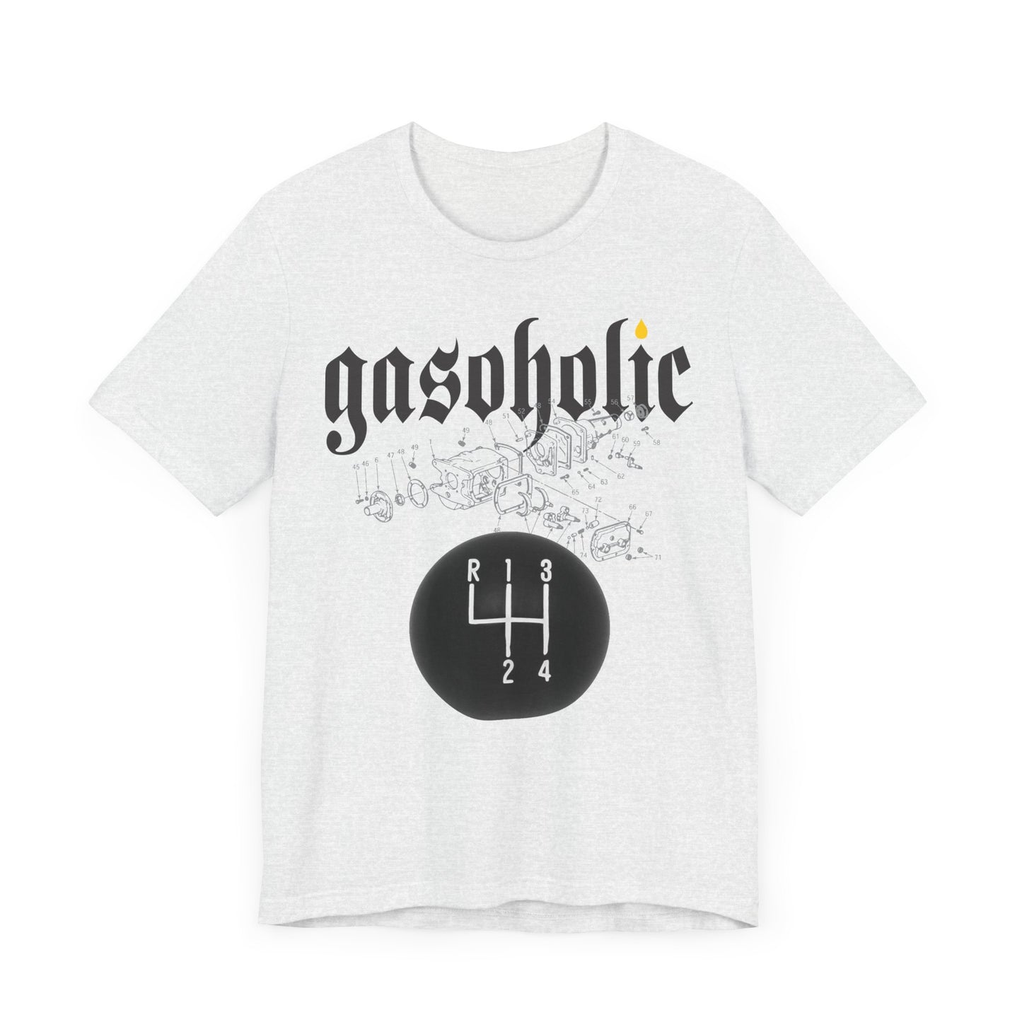 gasoholic - 4 speed T-Shirt