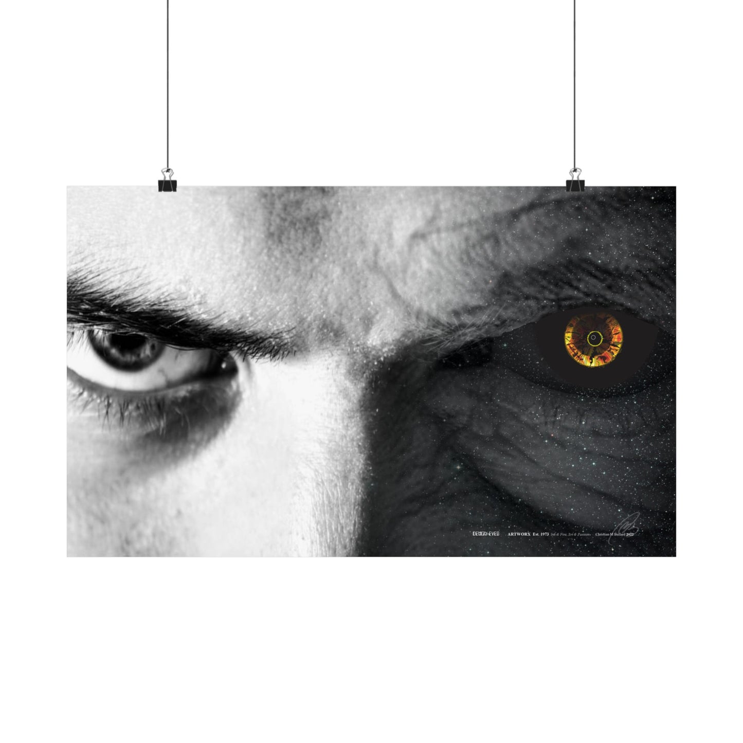 Demon Eyes - Poster Print