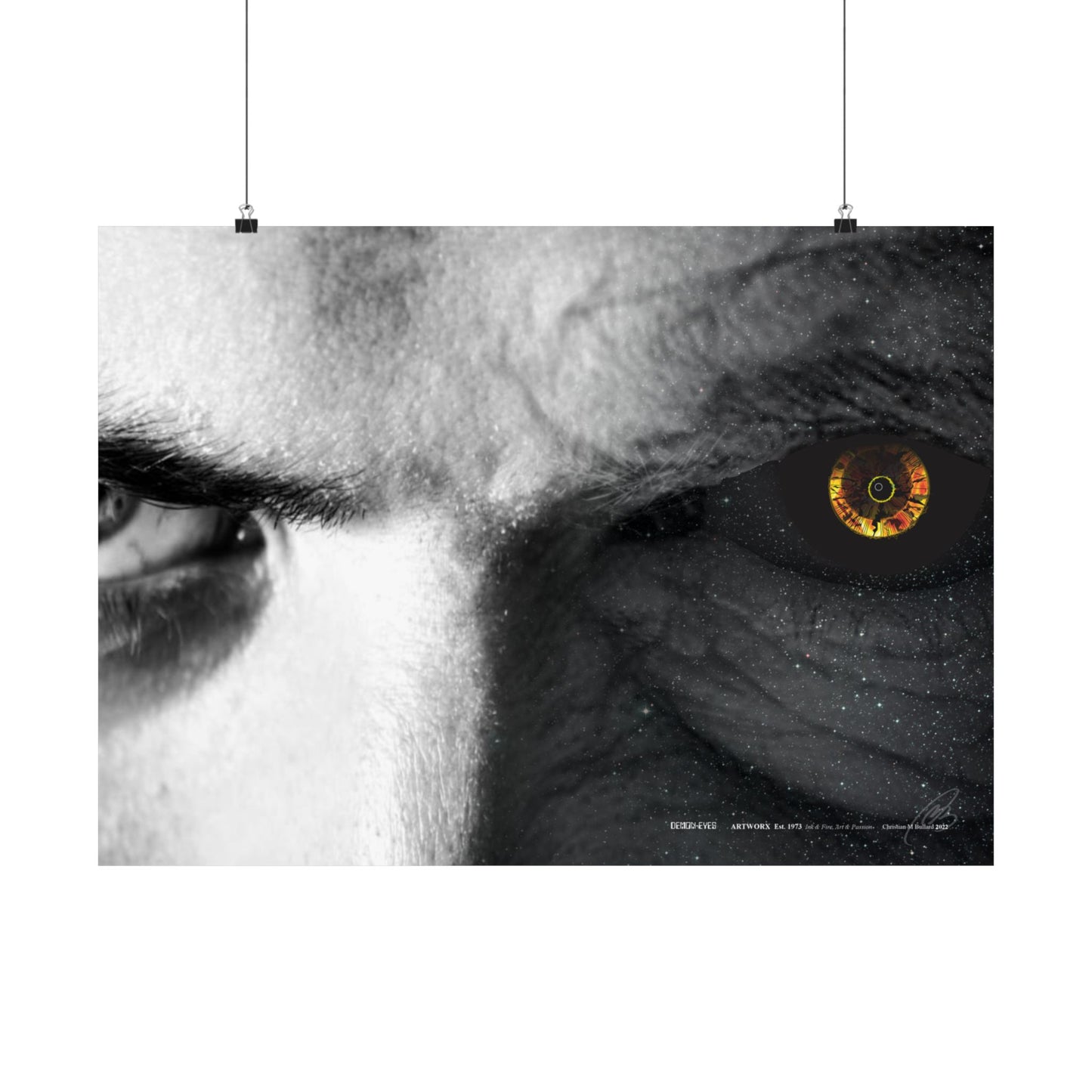 Demon Eyes - Poster Print