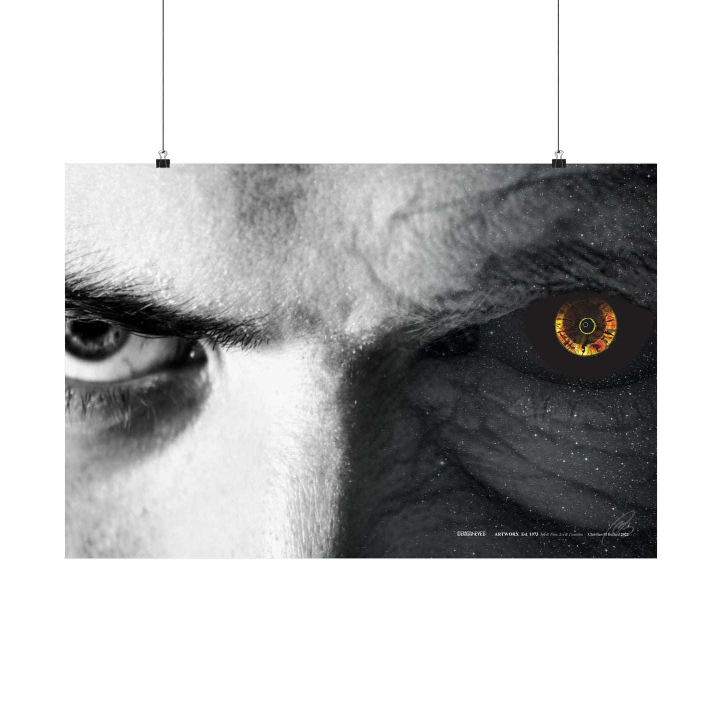 Demon Eyes - Poster Print