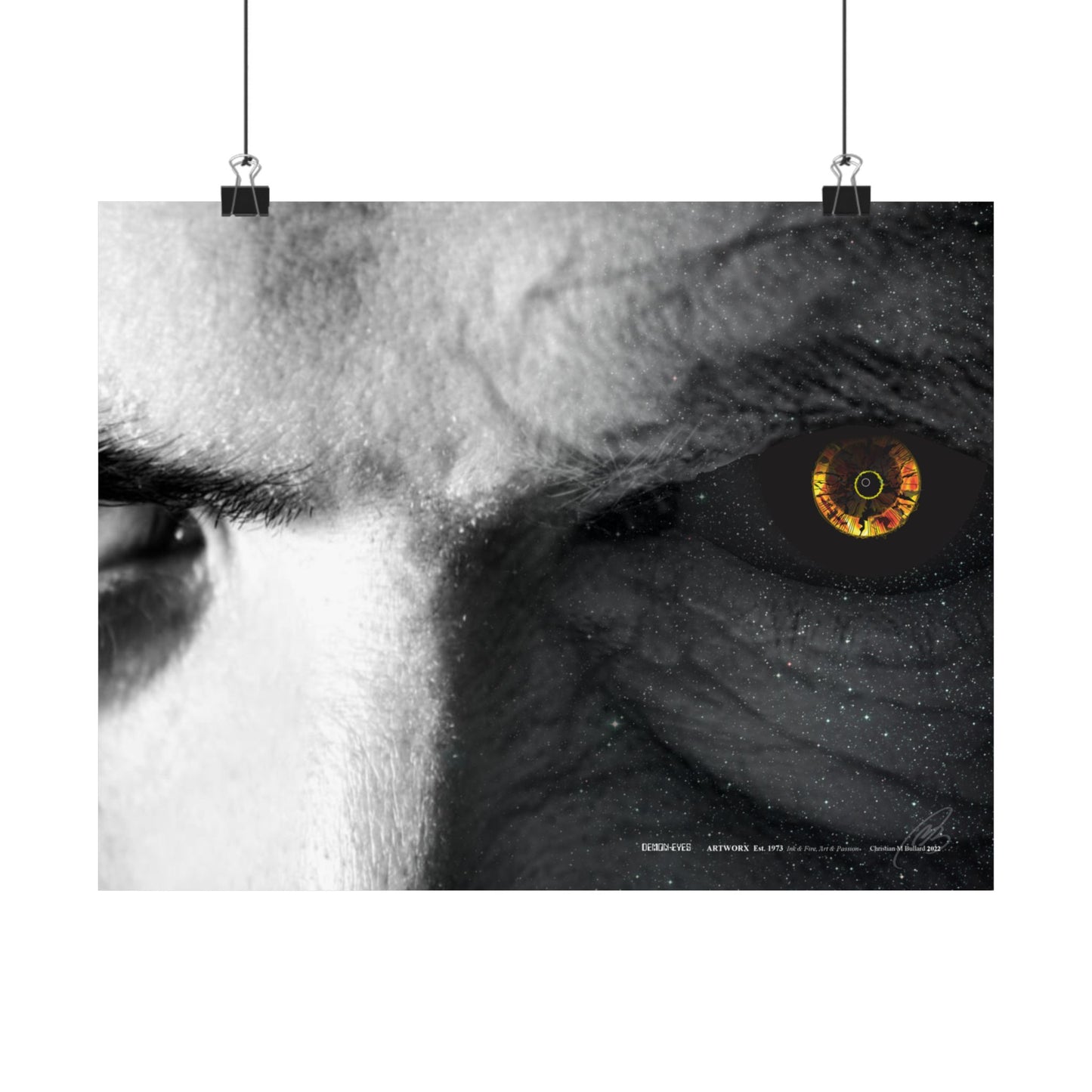 Demon Eyes - Poster Print