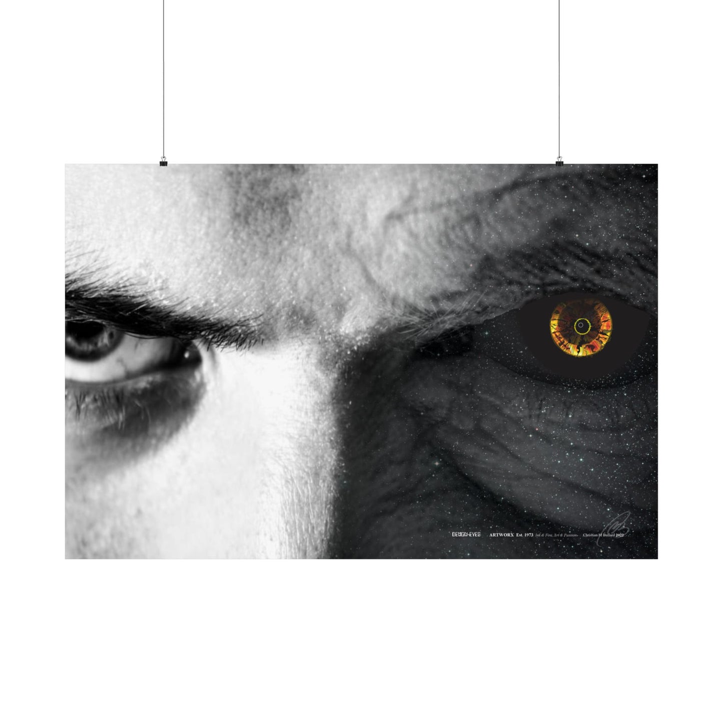 Demon Eyes - Poster Print
