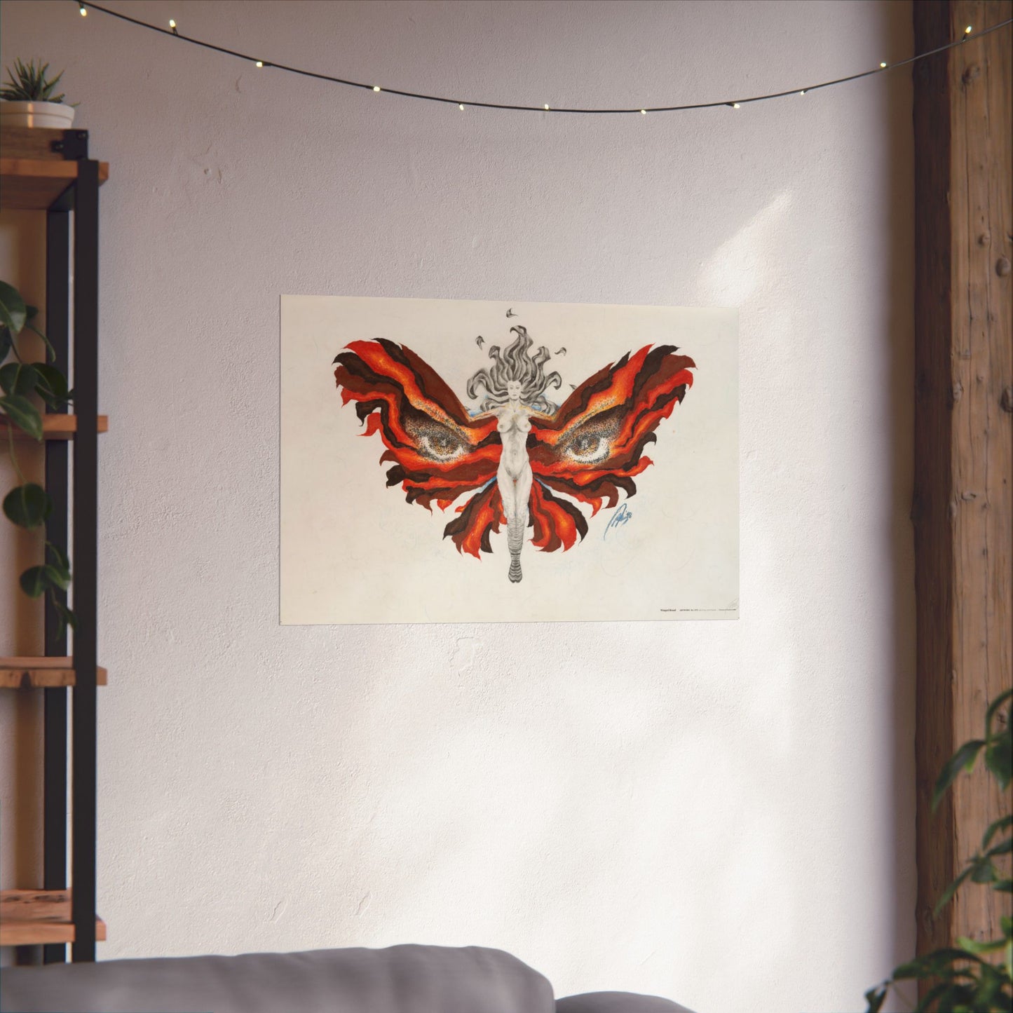 Winged Broad - Art Print