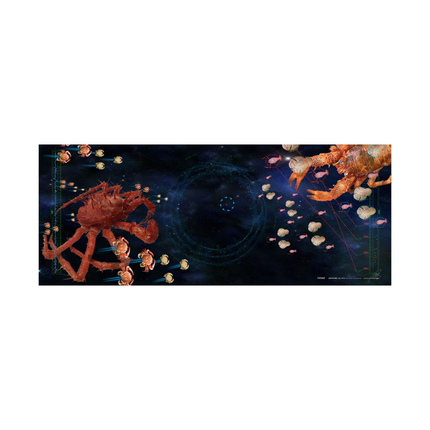 Crabs vs Lobsters - Poster Print