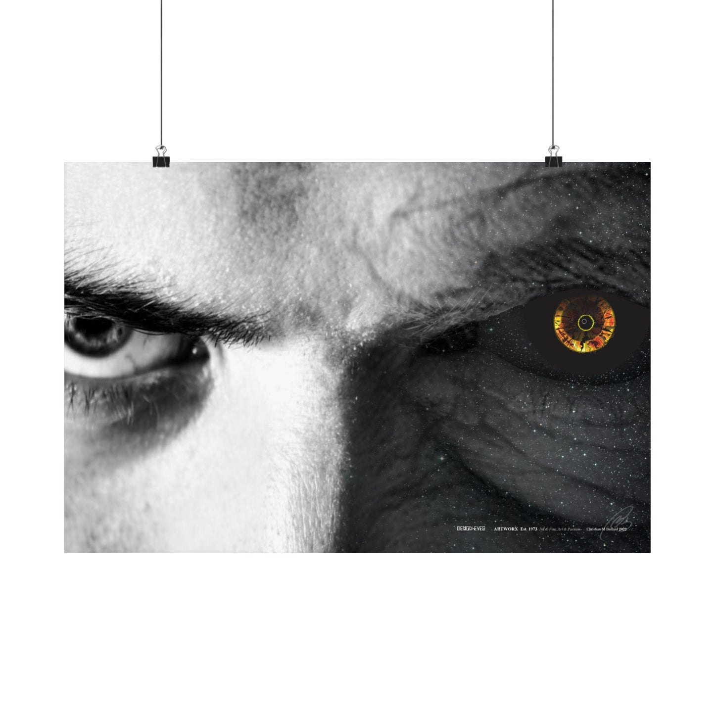 Demon Eyes - Poster Print