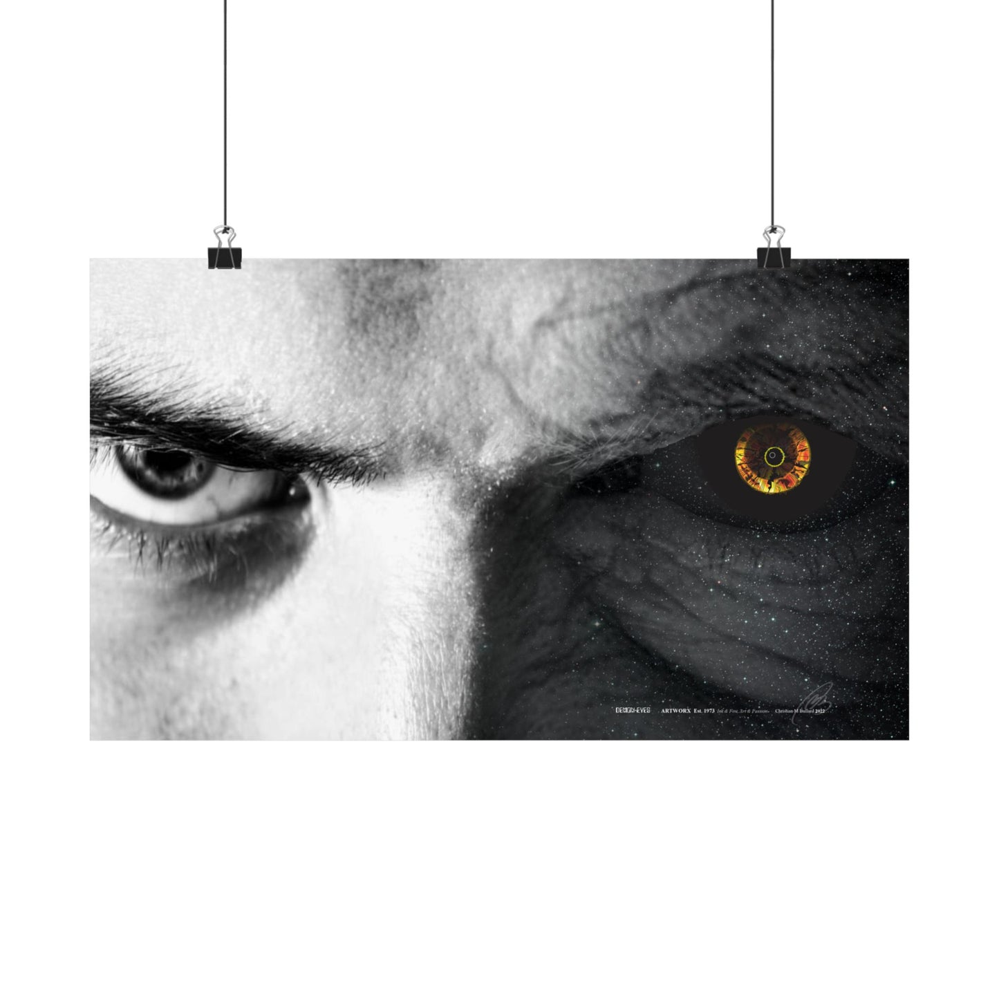 Demon Eyes - Poster Print
