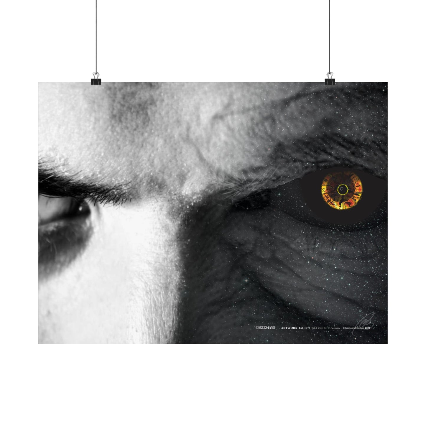 Demon Eyes - Poster Print