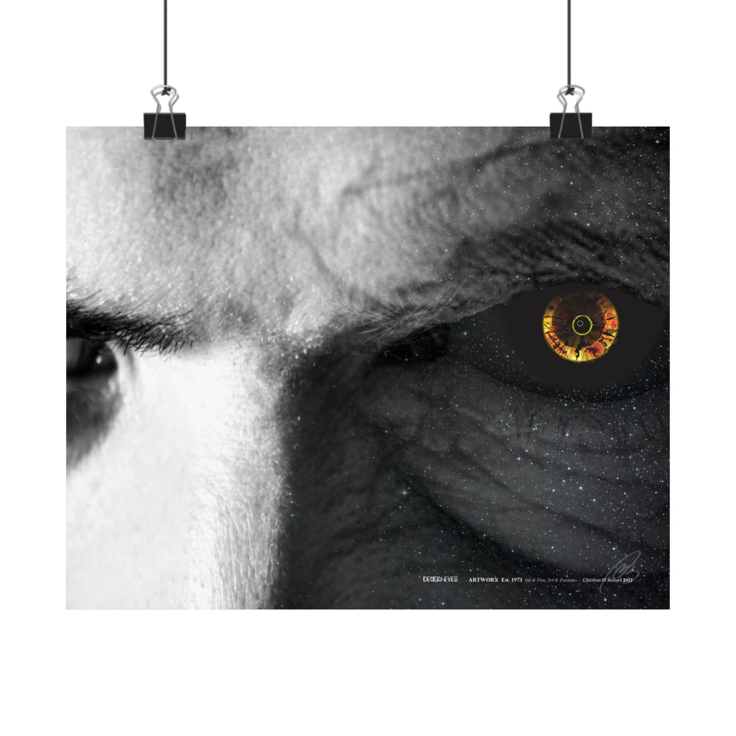 Demon Eyes - Poster Print