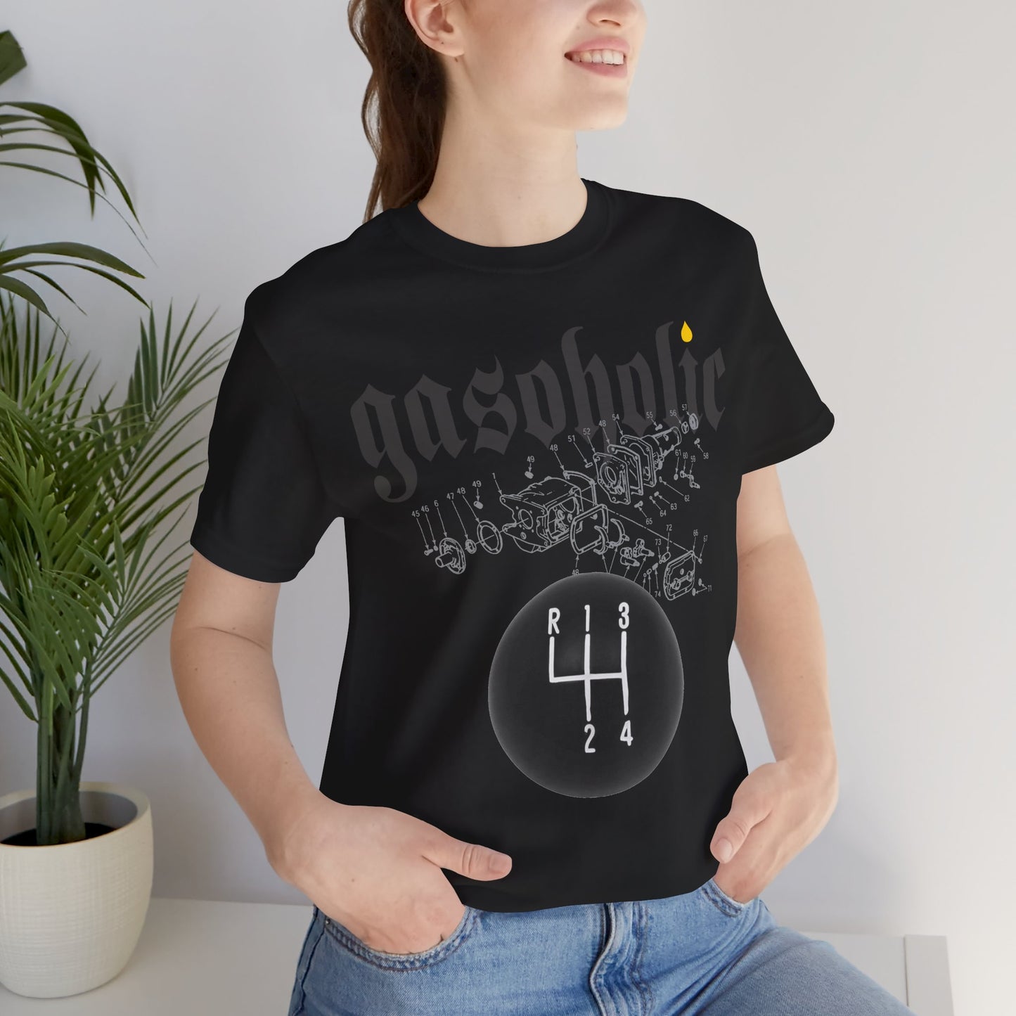 gasoholic - 4 speed T-Shirt