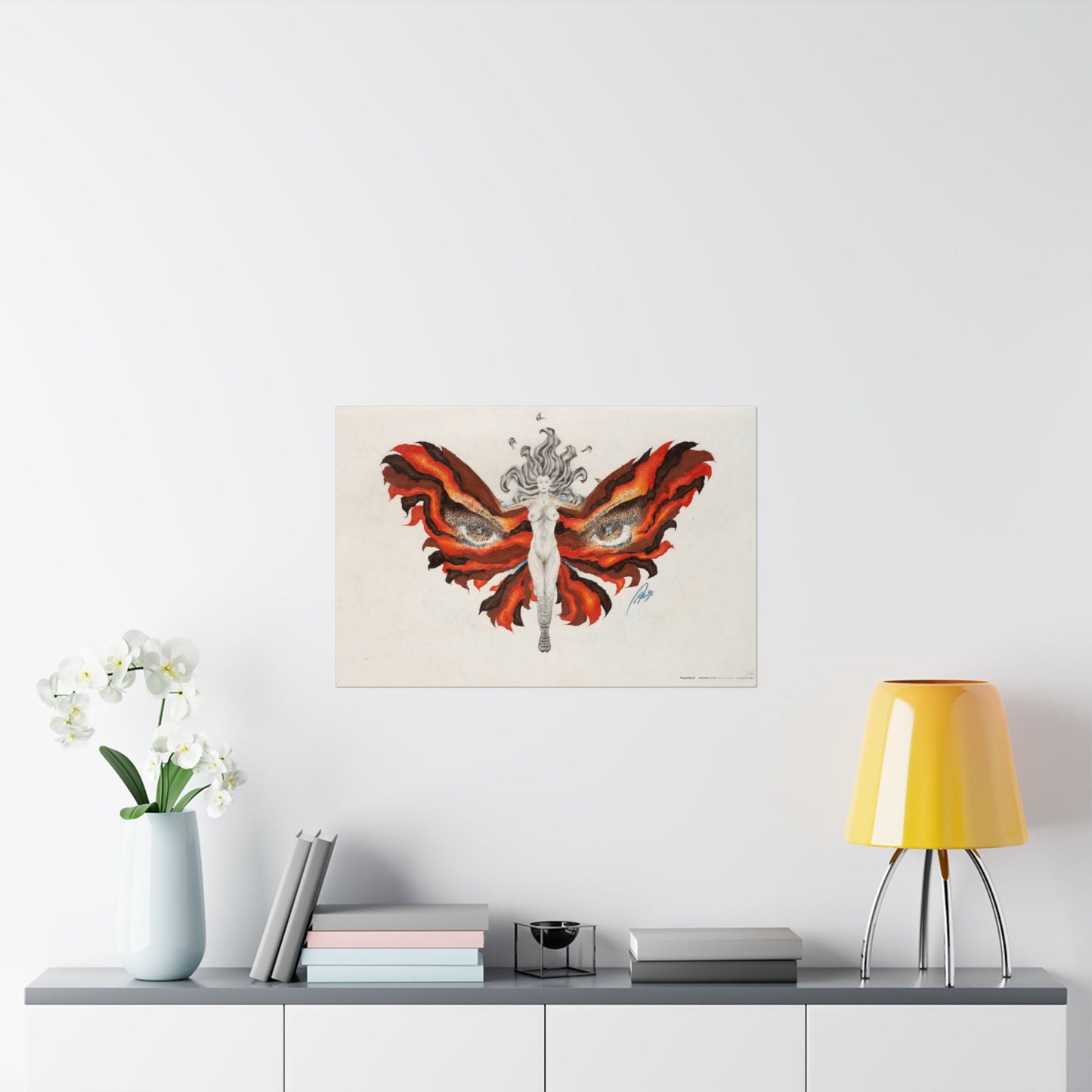 Winged Broad - Art Print