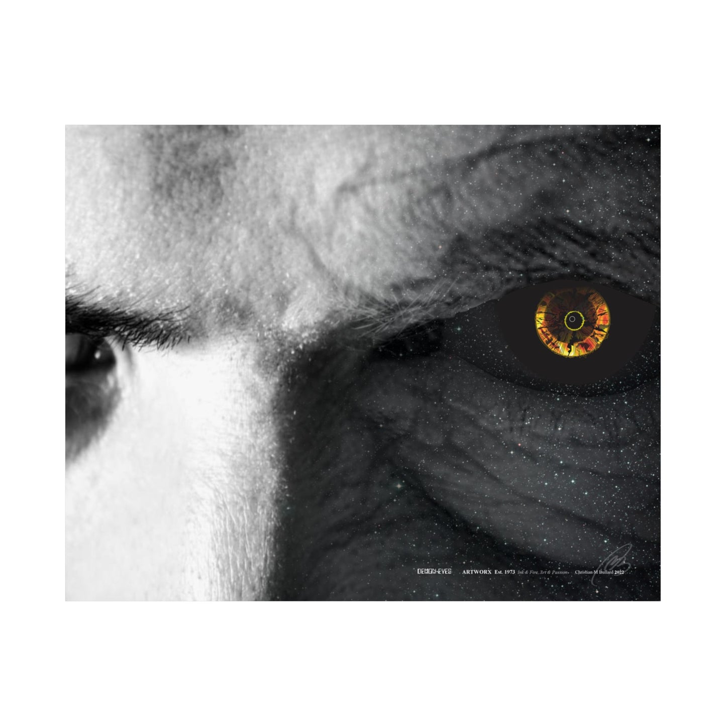Demon Eyes - Poster Print