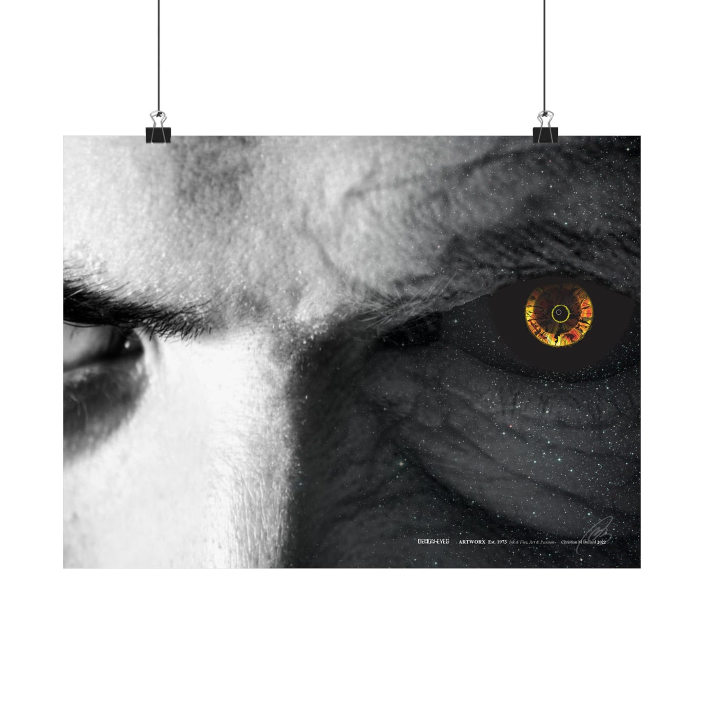 Demon Eyes - Poster Print