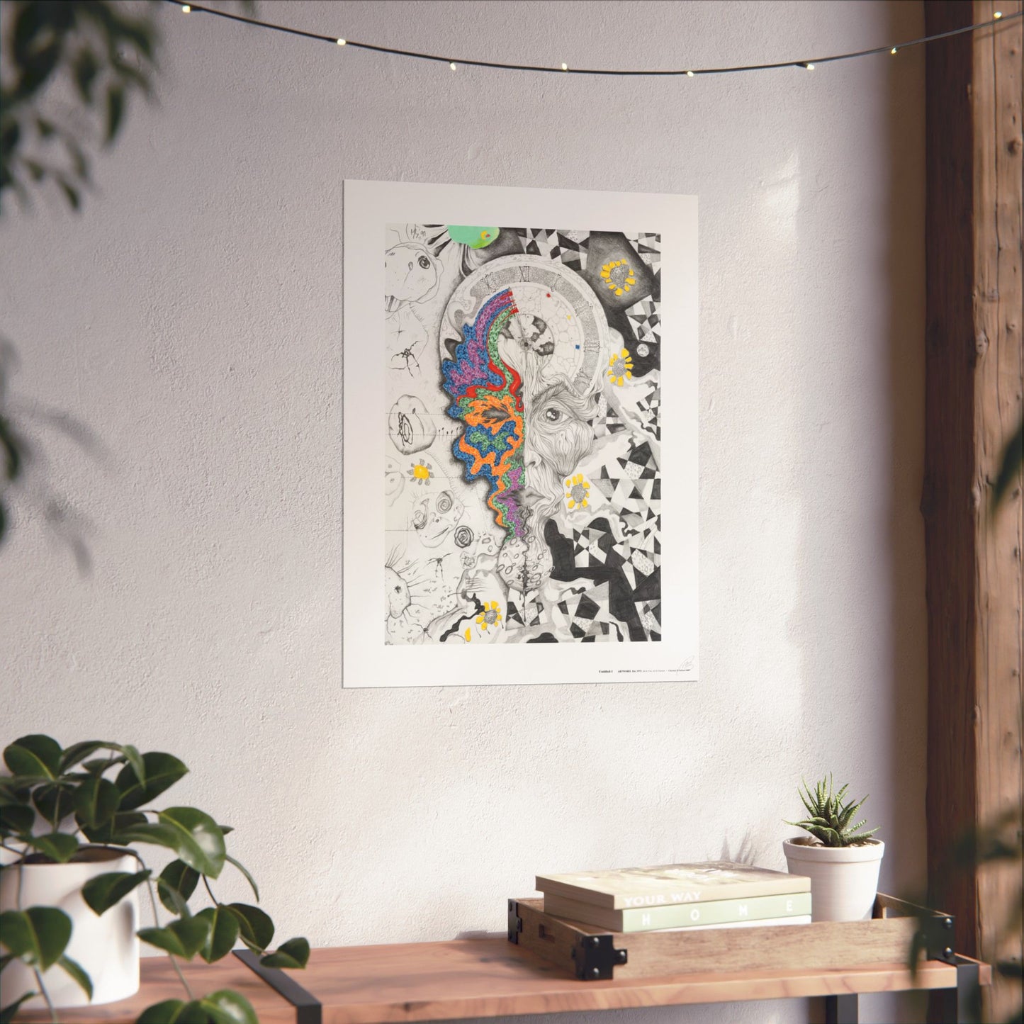 Untitled-1 - Art Print (white border)